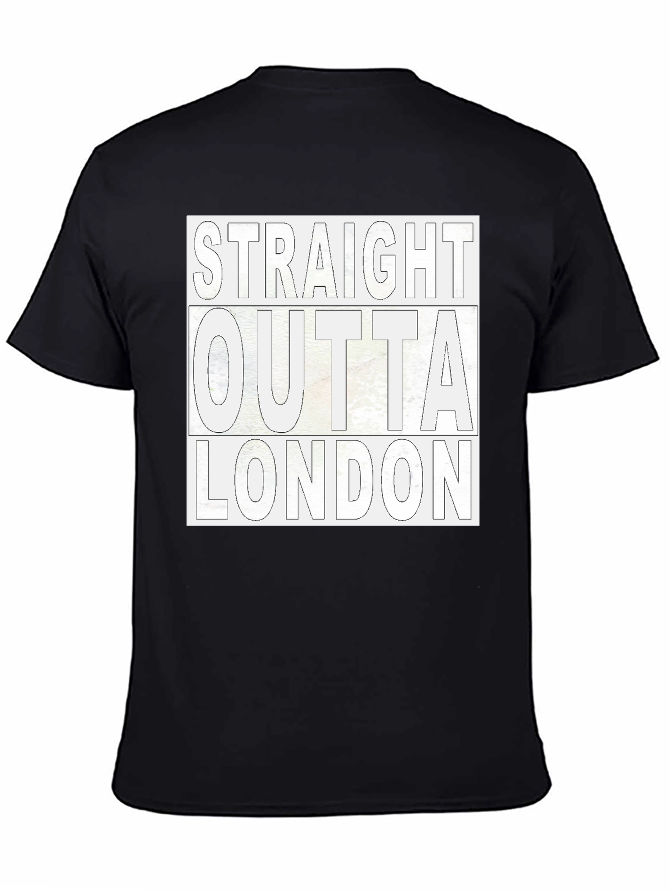 Straight Outta London Black T-Shirt