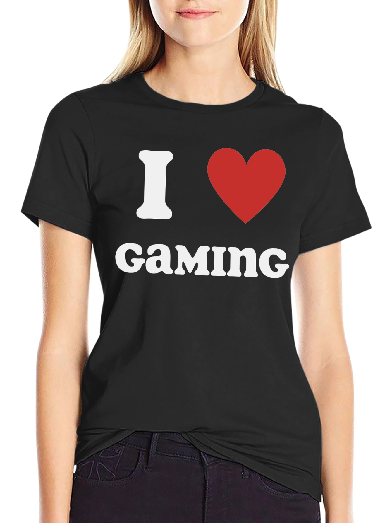 I Love Gaming T-Shirt - Black Gamer Tee