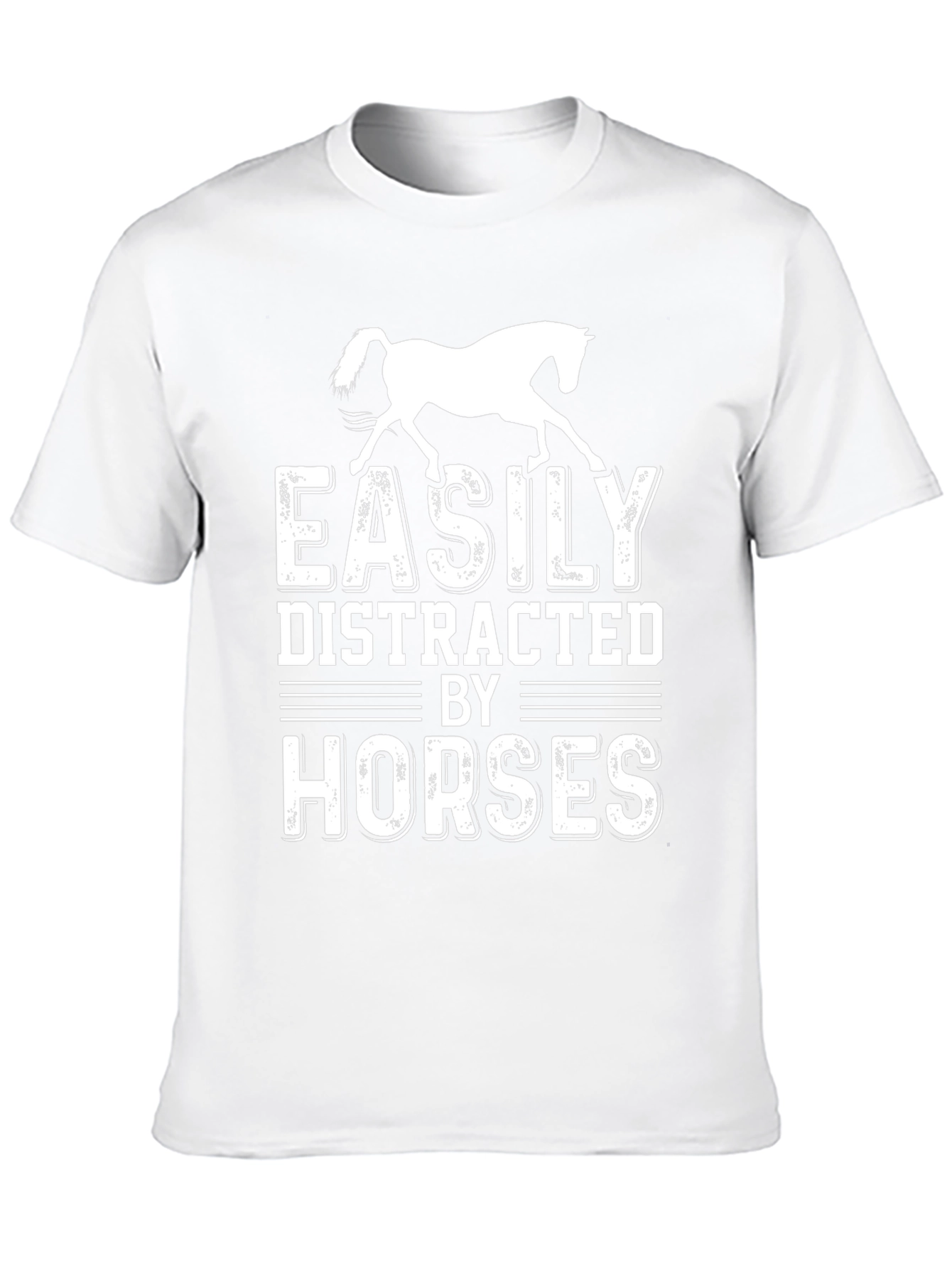 Easily Distracted by Horses Graphic T-Shirt