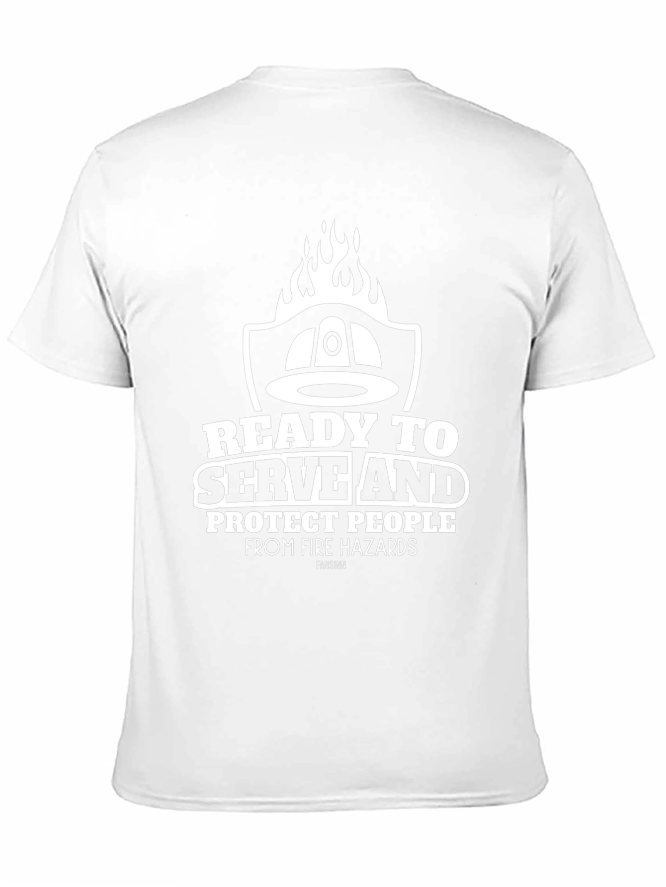 Firefighter Ready To Serve Graphic Tee