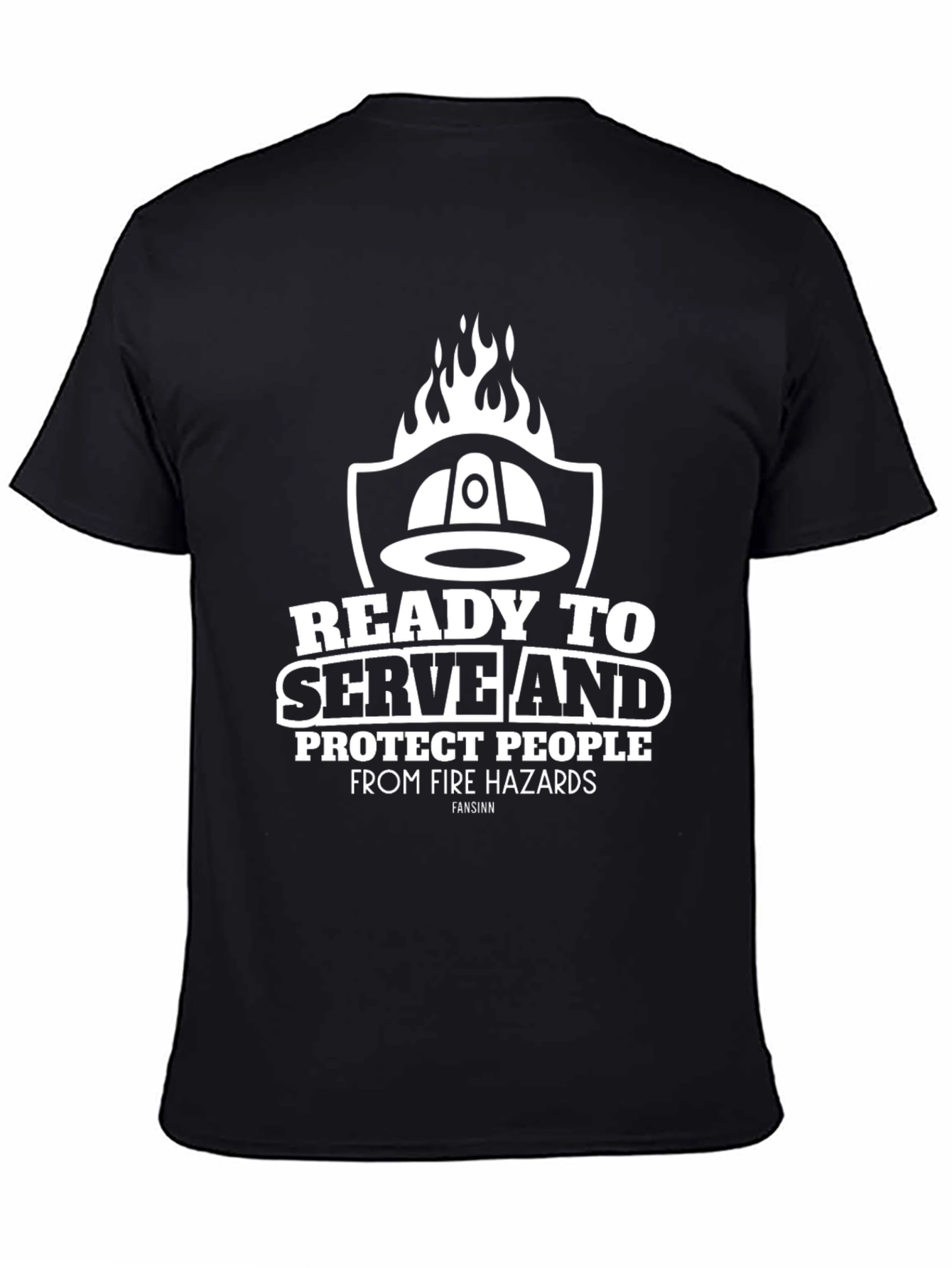 Firefighter Ready To Serve Graphic Tee