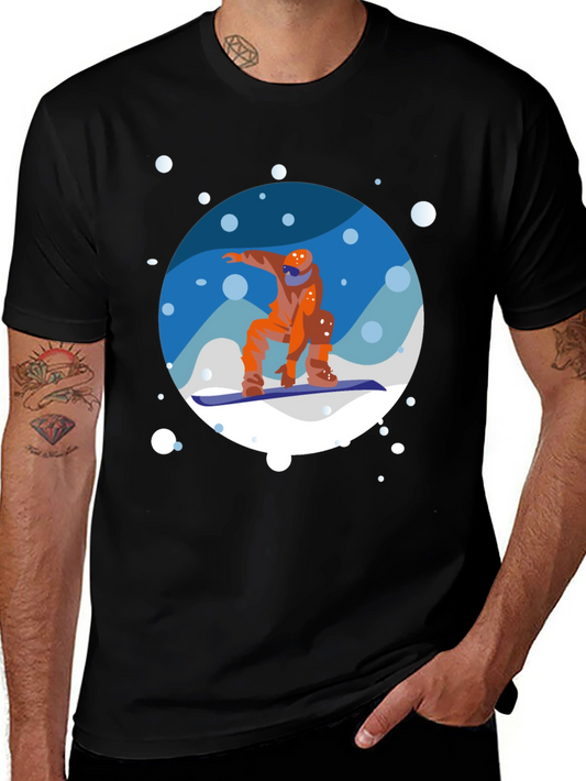 Snowboarder Graphic Tee - Cool Winter Sports Shirt