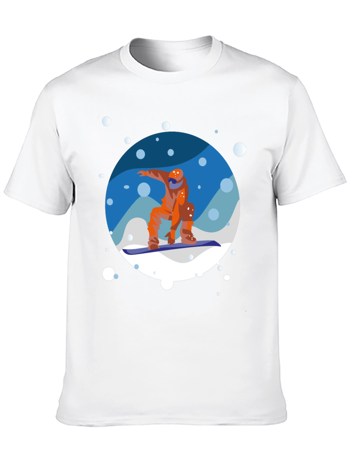 Snowboarder Graphic Tee - Cool Winter Sports Shirt