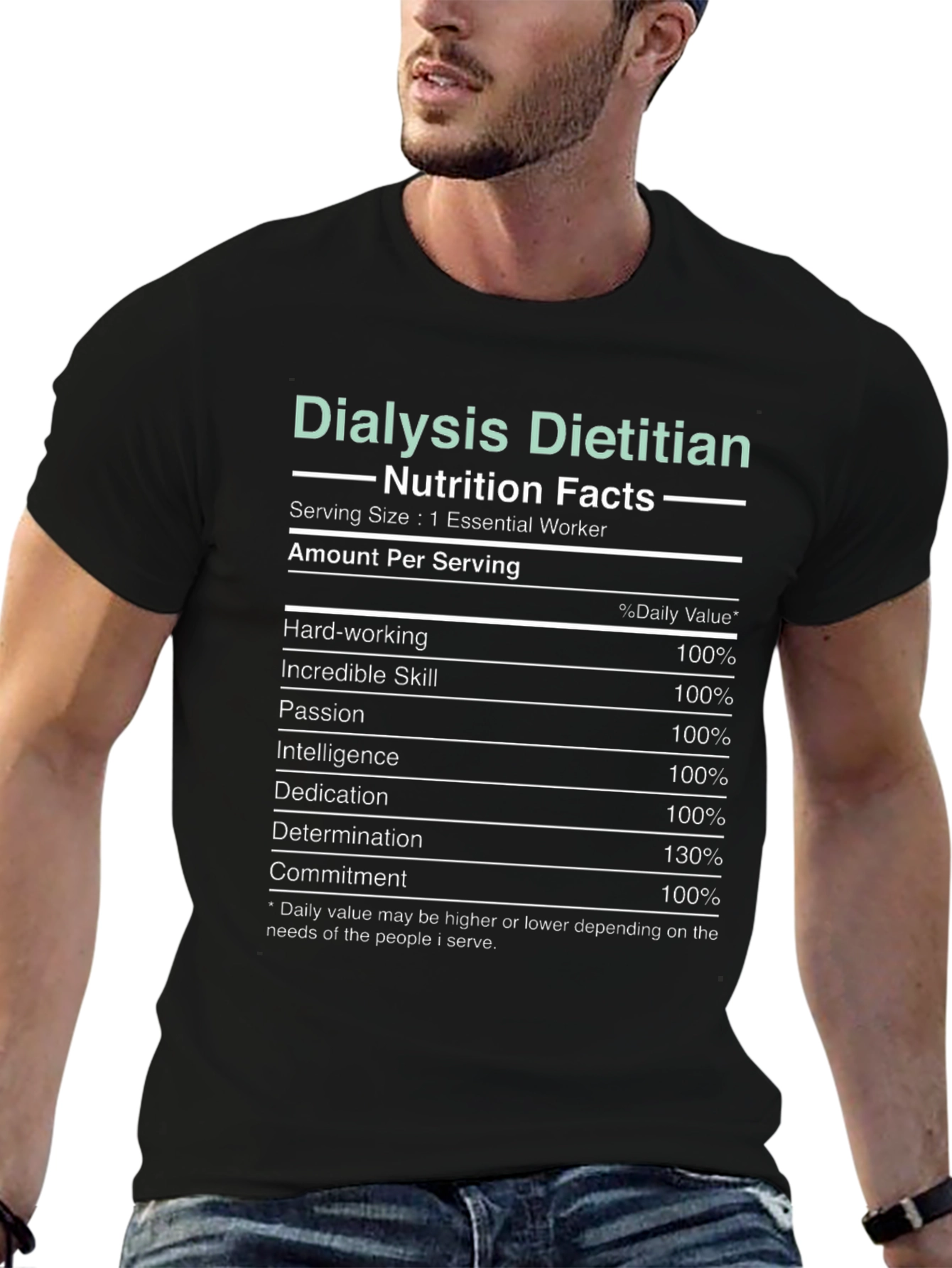 Dialysis Dietitian Nutrition Facts T-Shirt