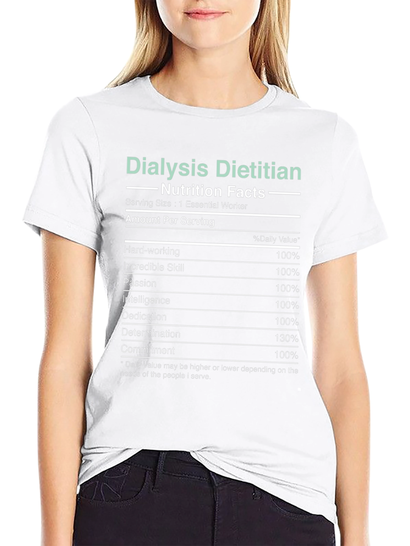 Dialysis Dietitian Nutrition Facts T-Shirt
