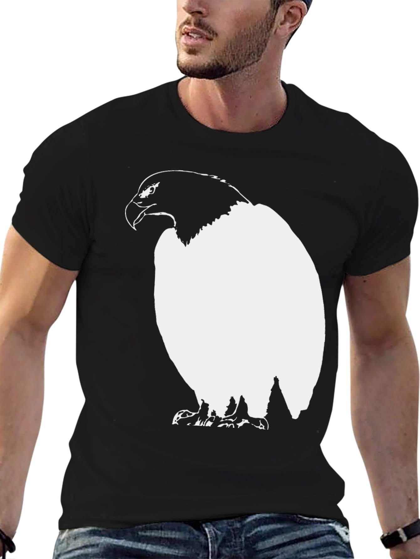 Eagle Graphic Black T-Shirt