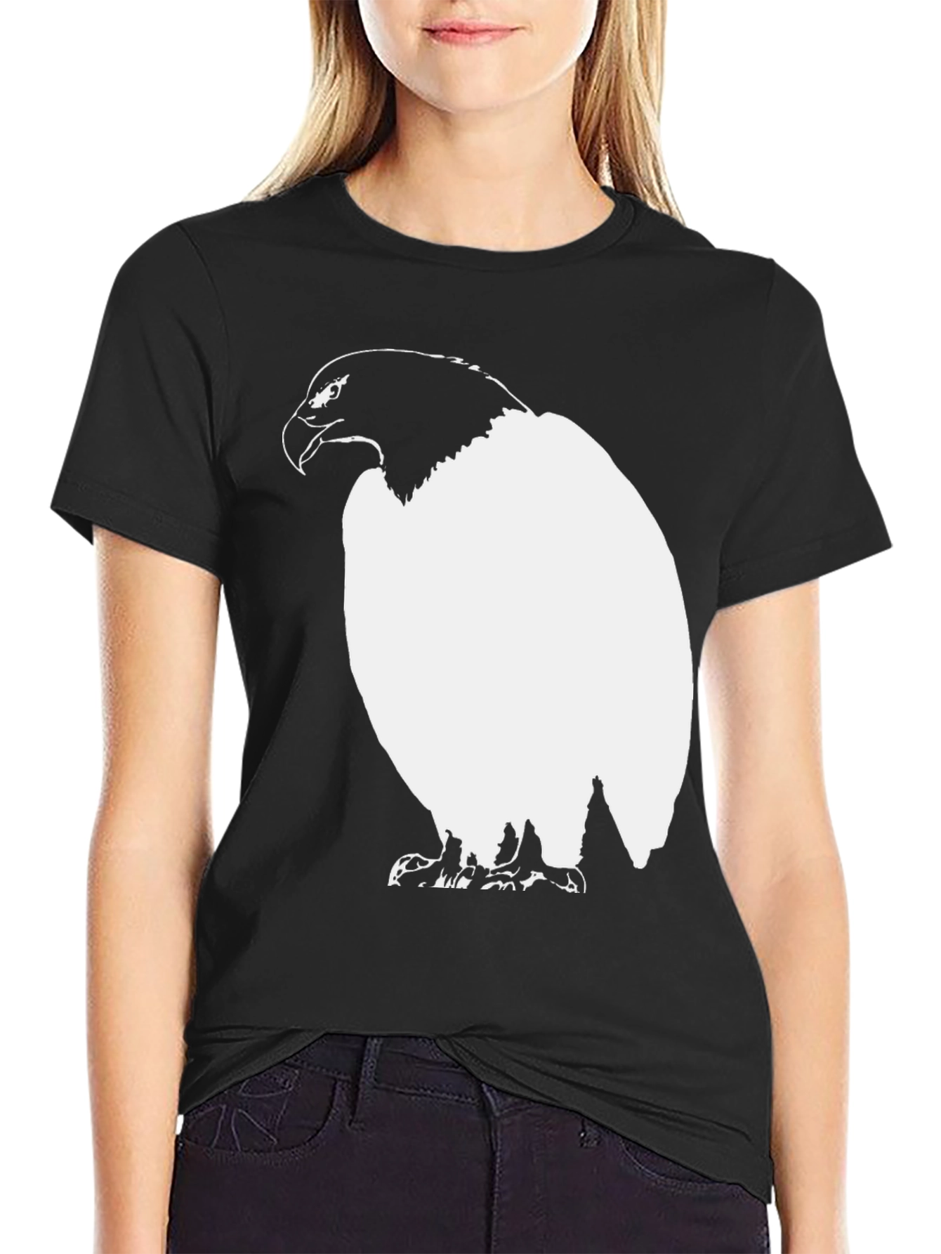 Eagle Graphic Black T-Shirt