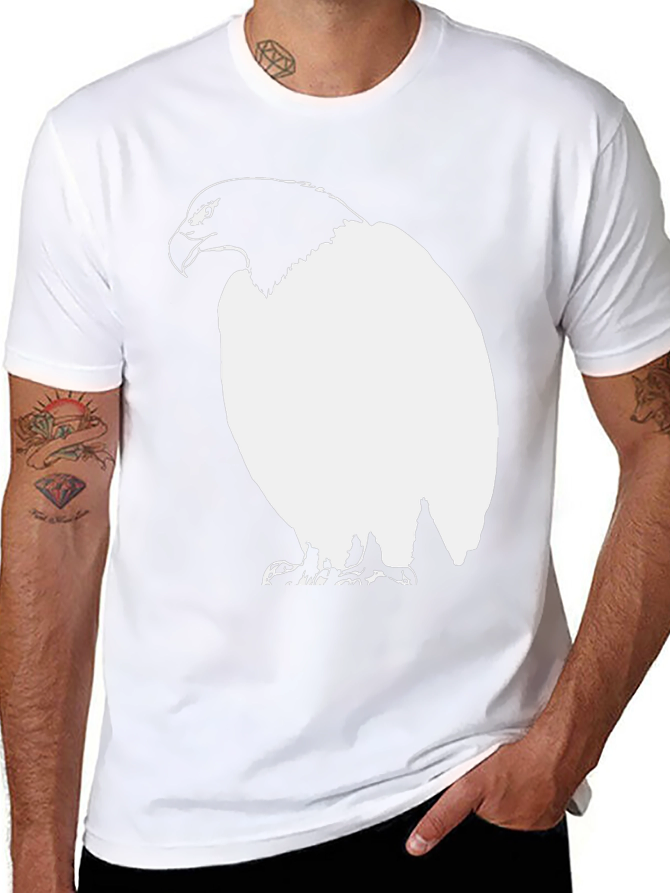 Eagle Graphic Black T-Shirt