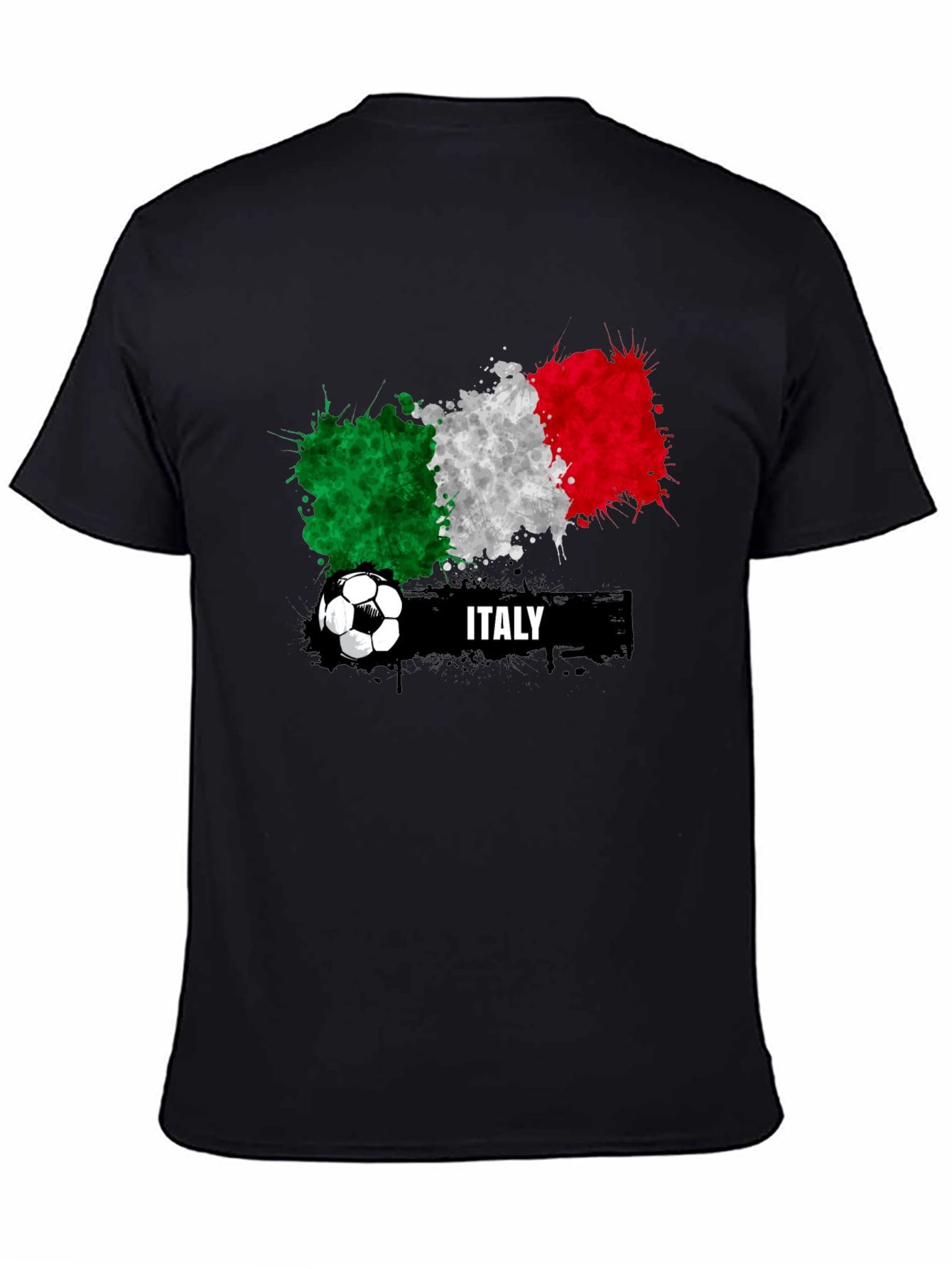 Italy Soccer T-Shirt - Italian Flag Football Tee