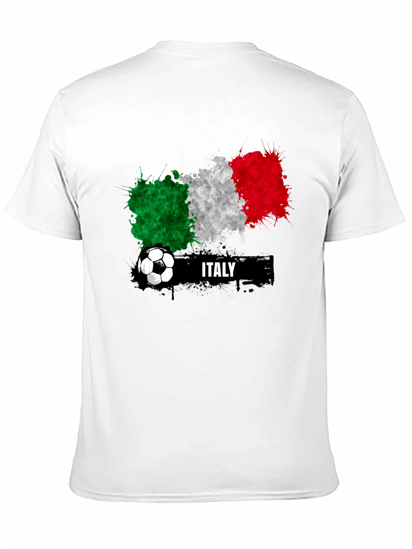 Italy Soccer T-Shirt - Italian Flag Football Tee