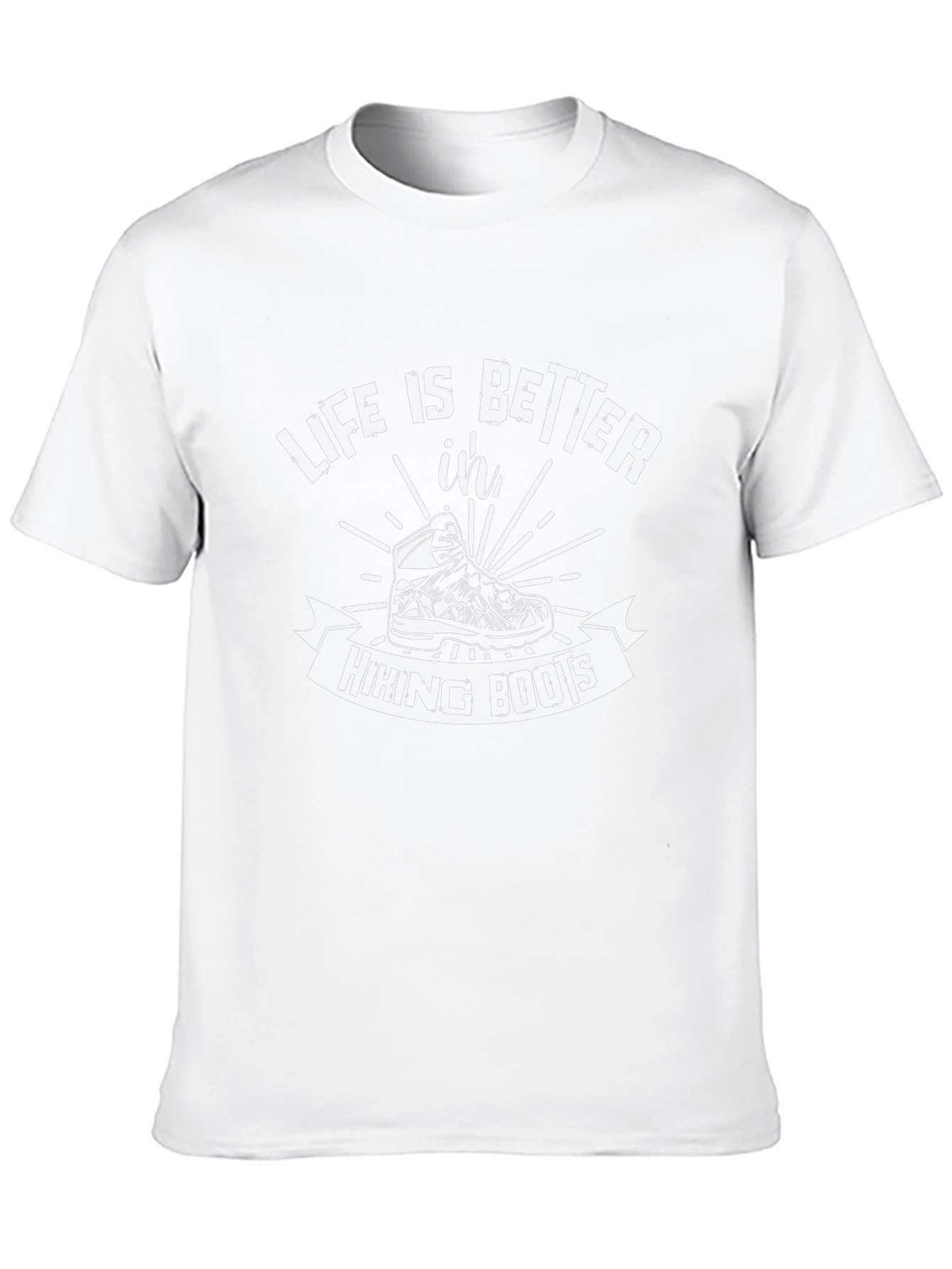 Hiking Boots Graphic T-Shirt - Life is Better