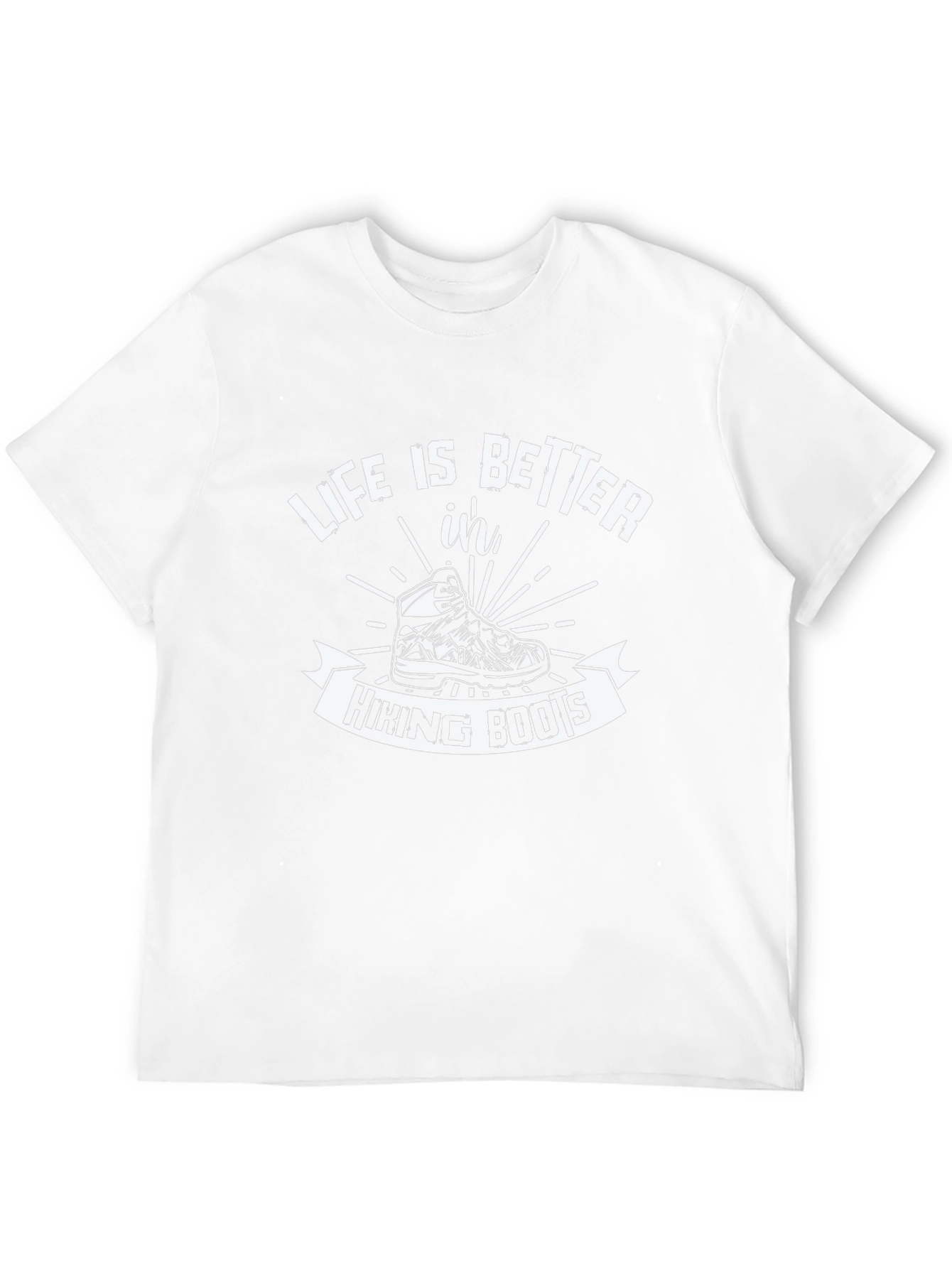 Hiking Boots Graphic T-Shirt - Life is Better