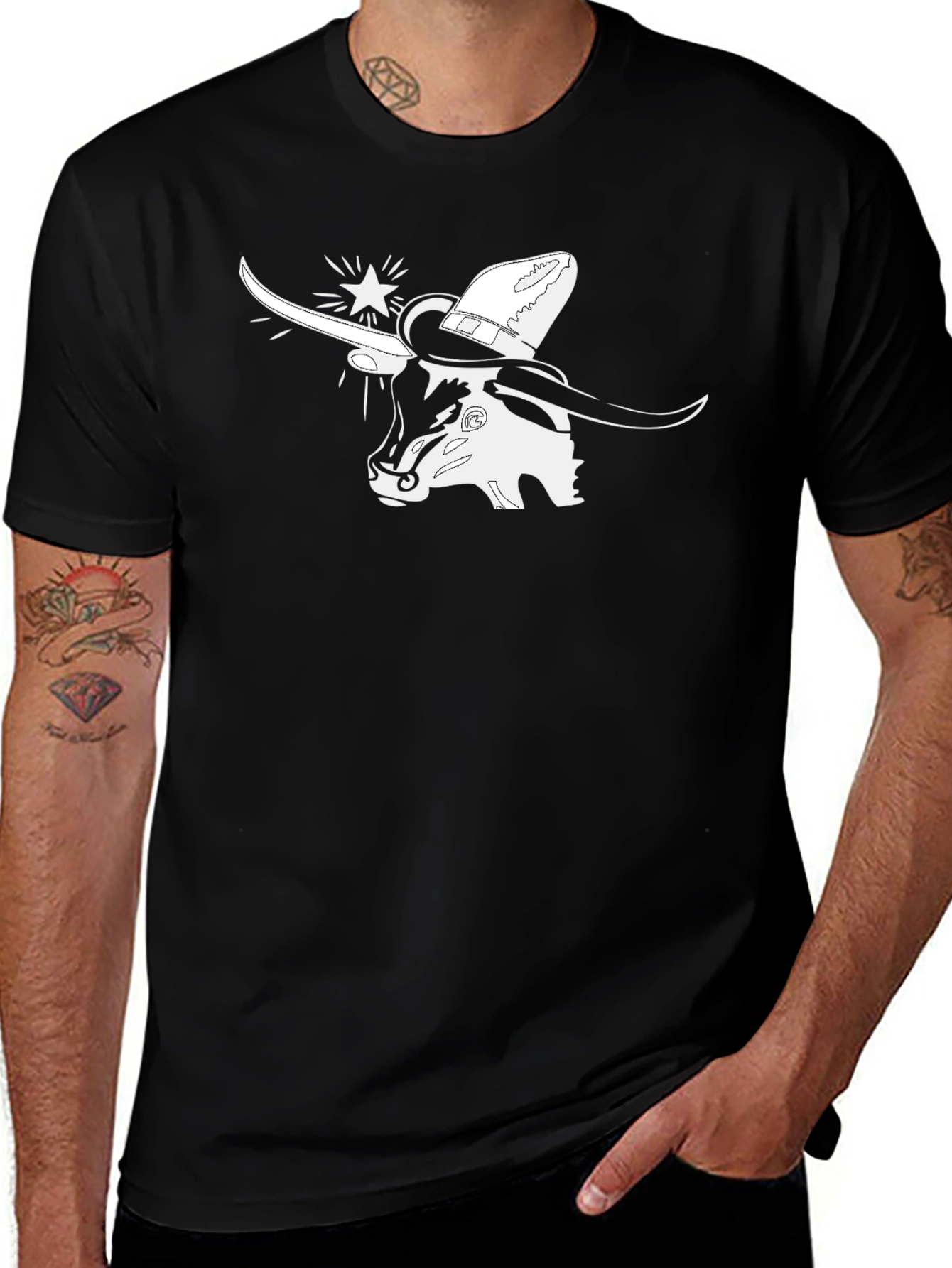Texas Longhorn Cowboy T-Shirt