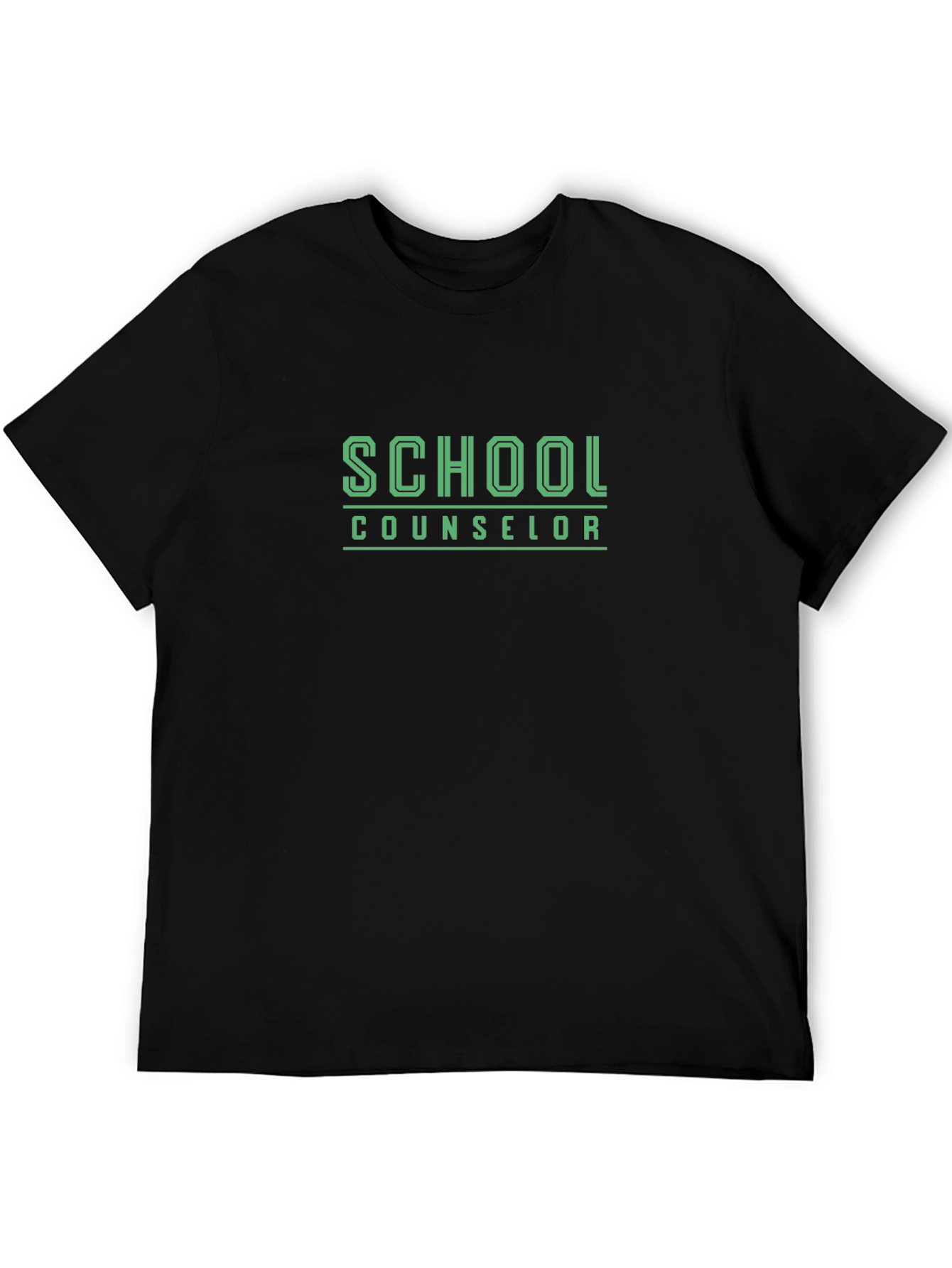 School Counselor T-Shirt - Unisex Black Tee