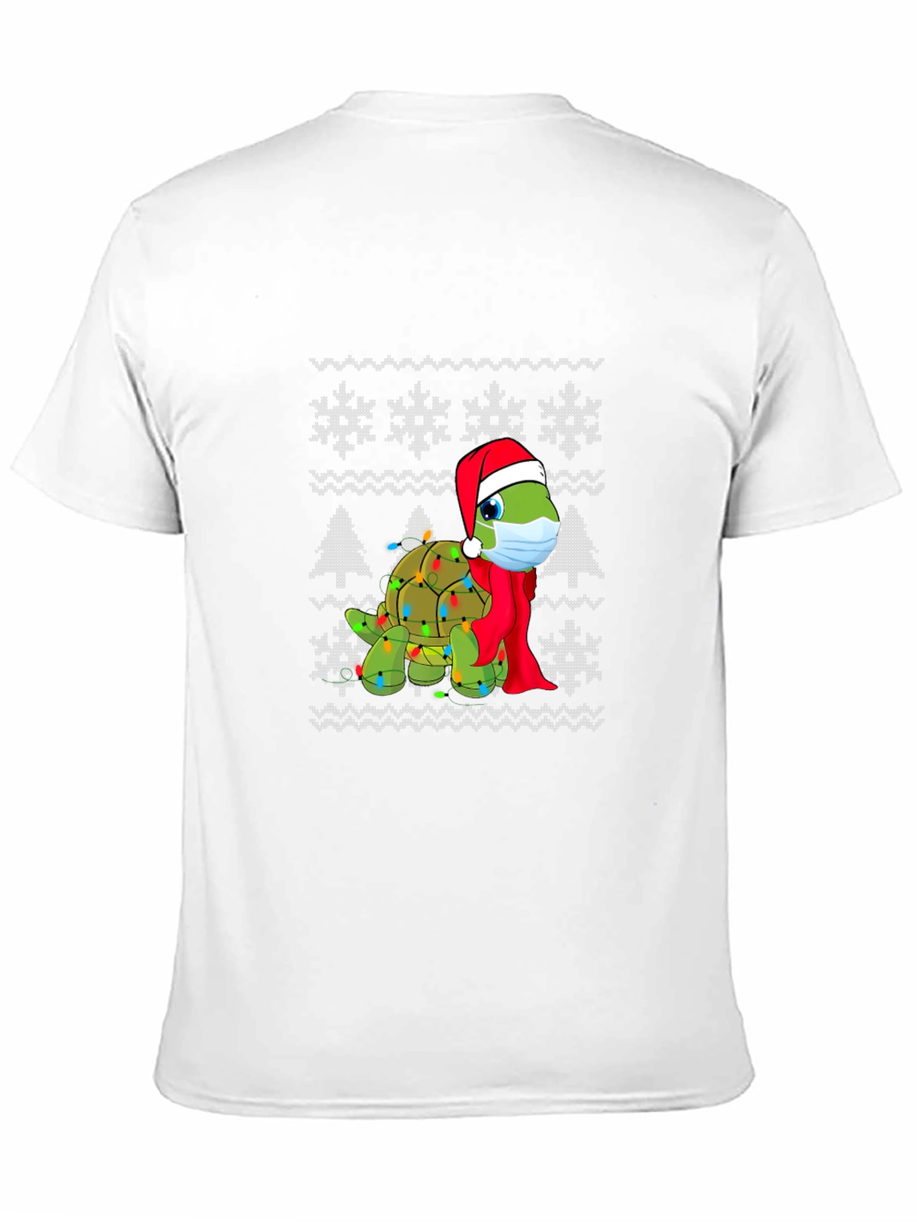 Turtle Christmas Lights Holiday T-Shirt