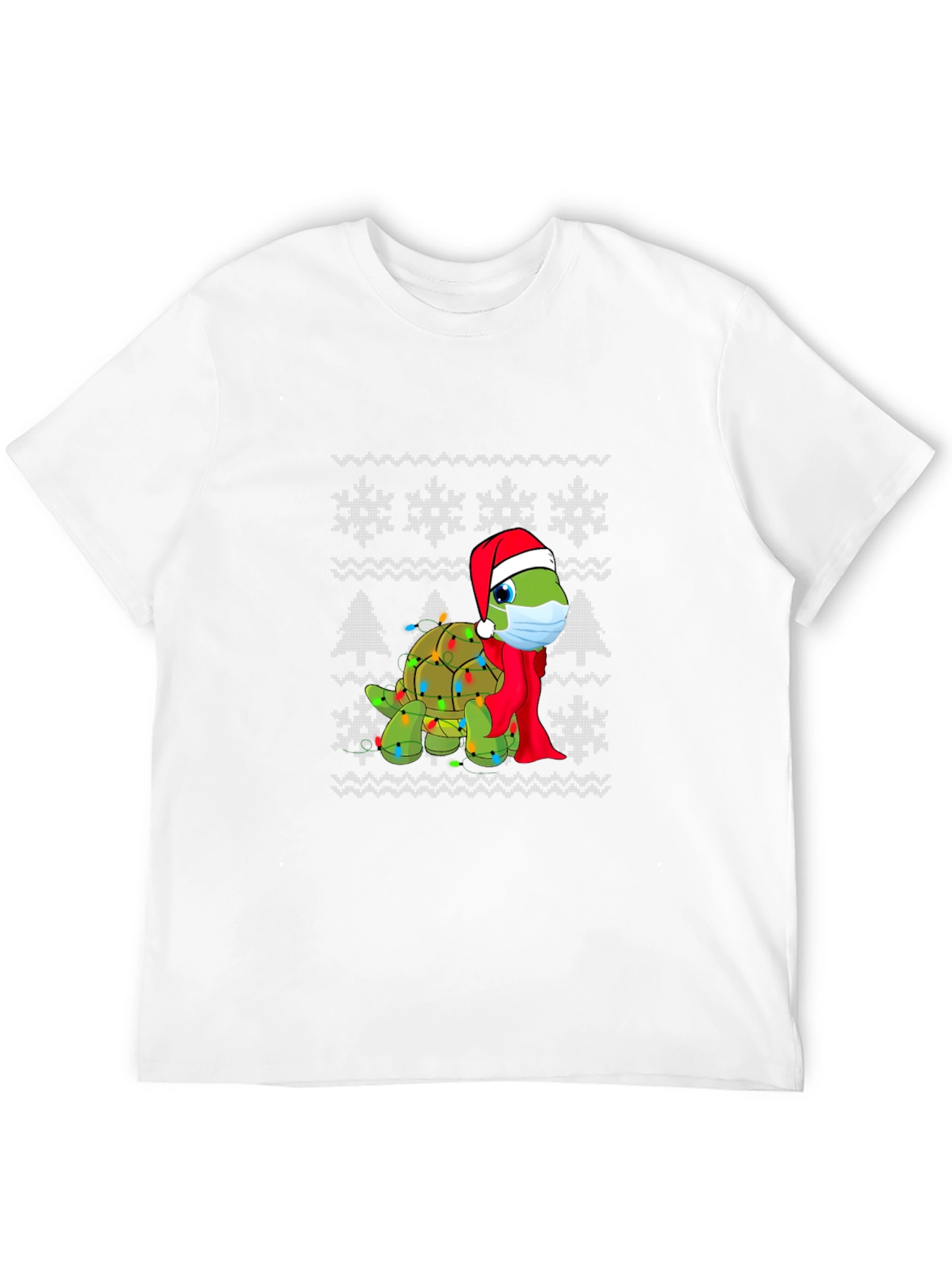 Turtle Christmas Lights Holiday T-Shirt