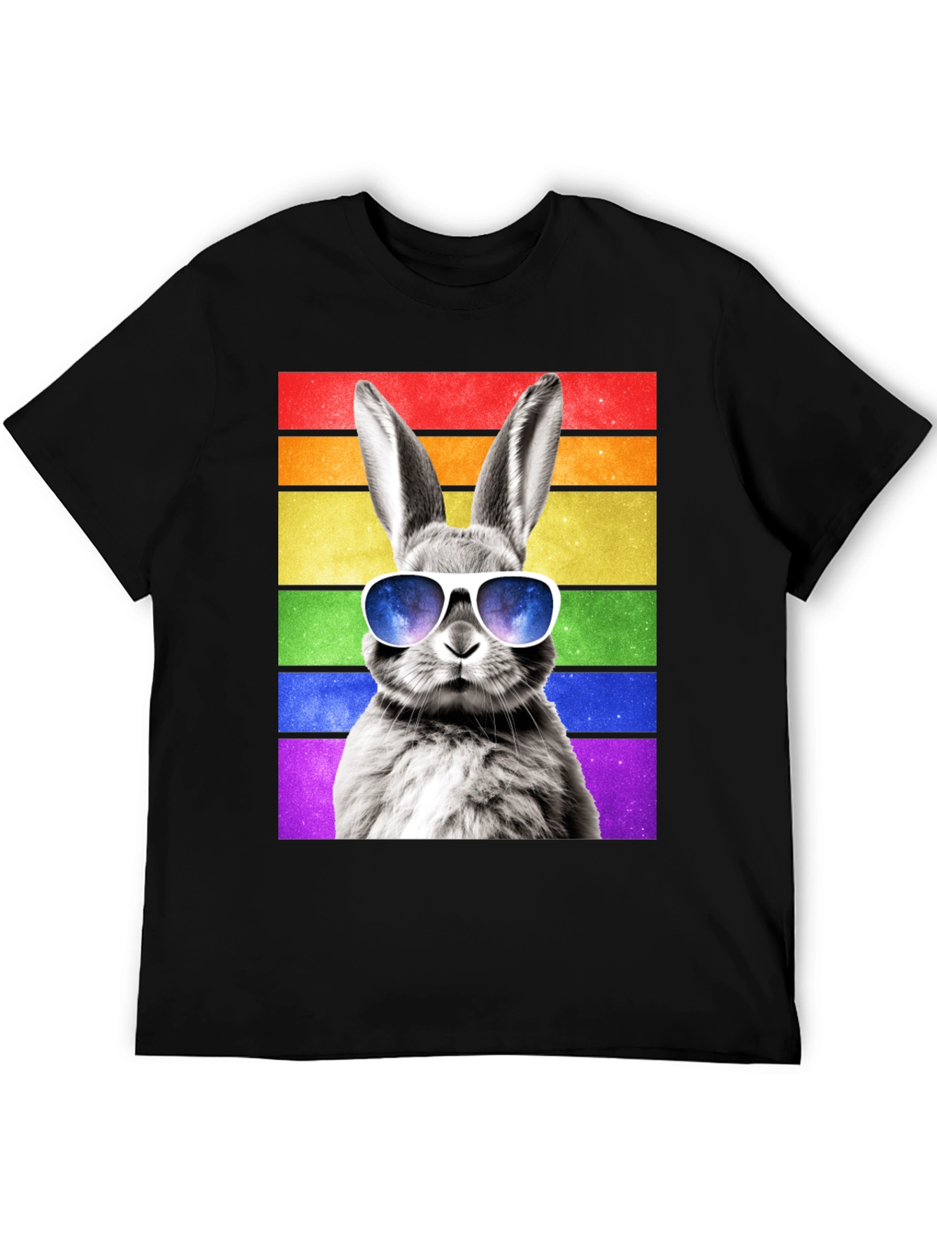 Rainbow Bunny Graphic Tee