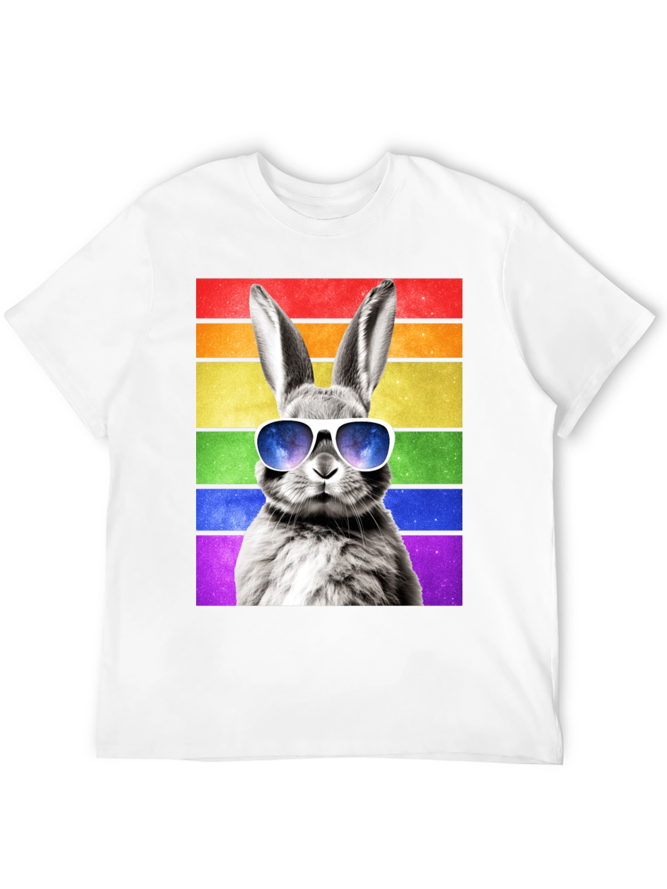 Rainbow Bunny Graphic Tee