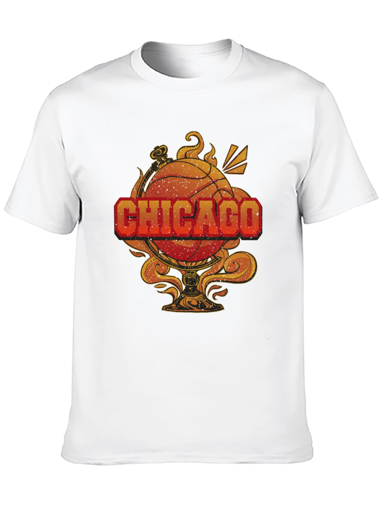 Chicago Basketball Graphic Tee - Mens Black T-Shirt