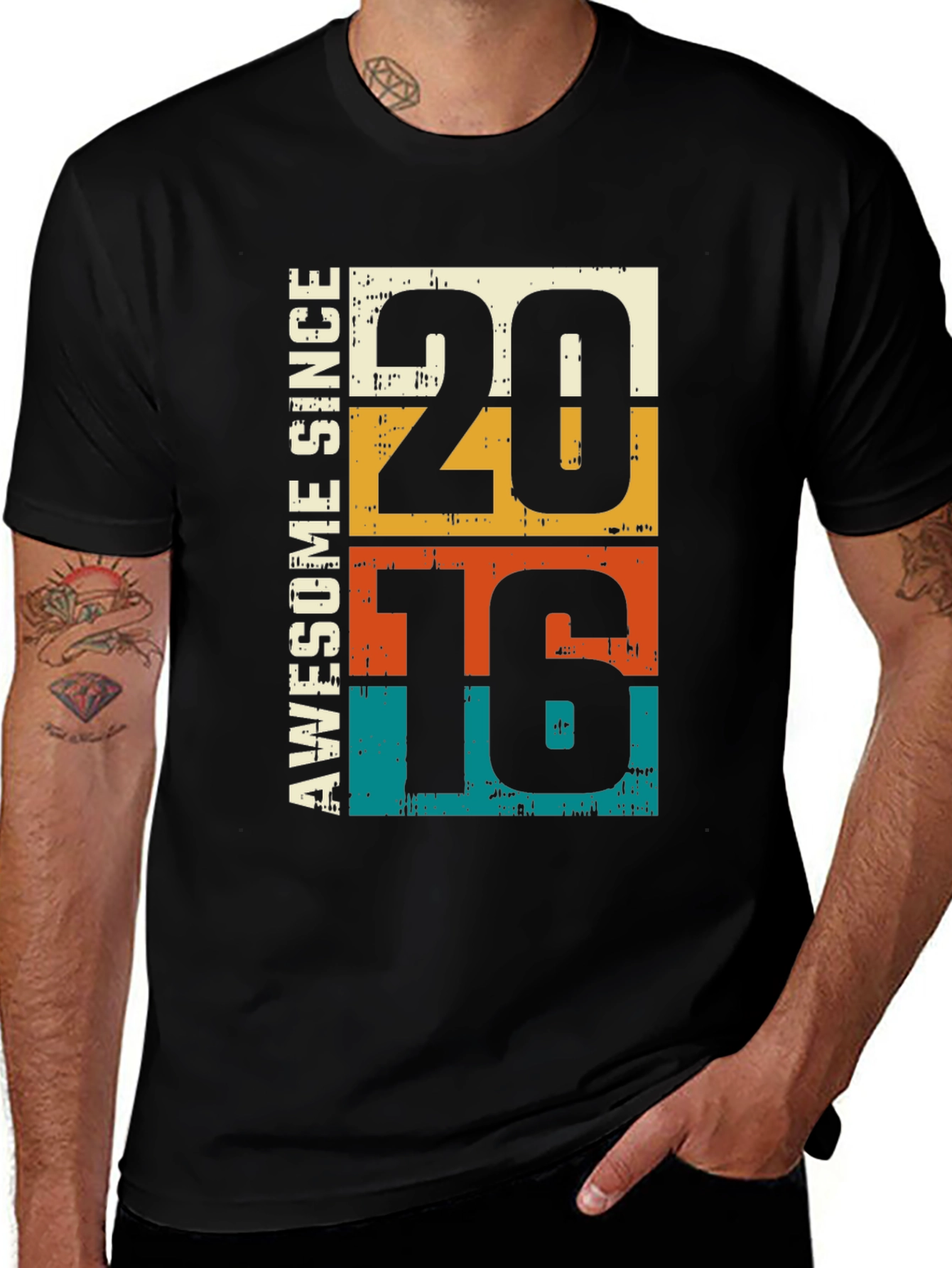 Awesome Since 2016 Graphic T-Shirt