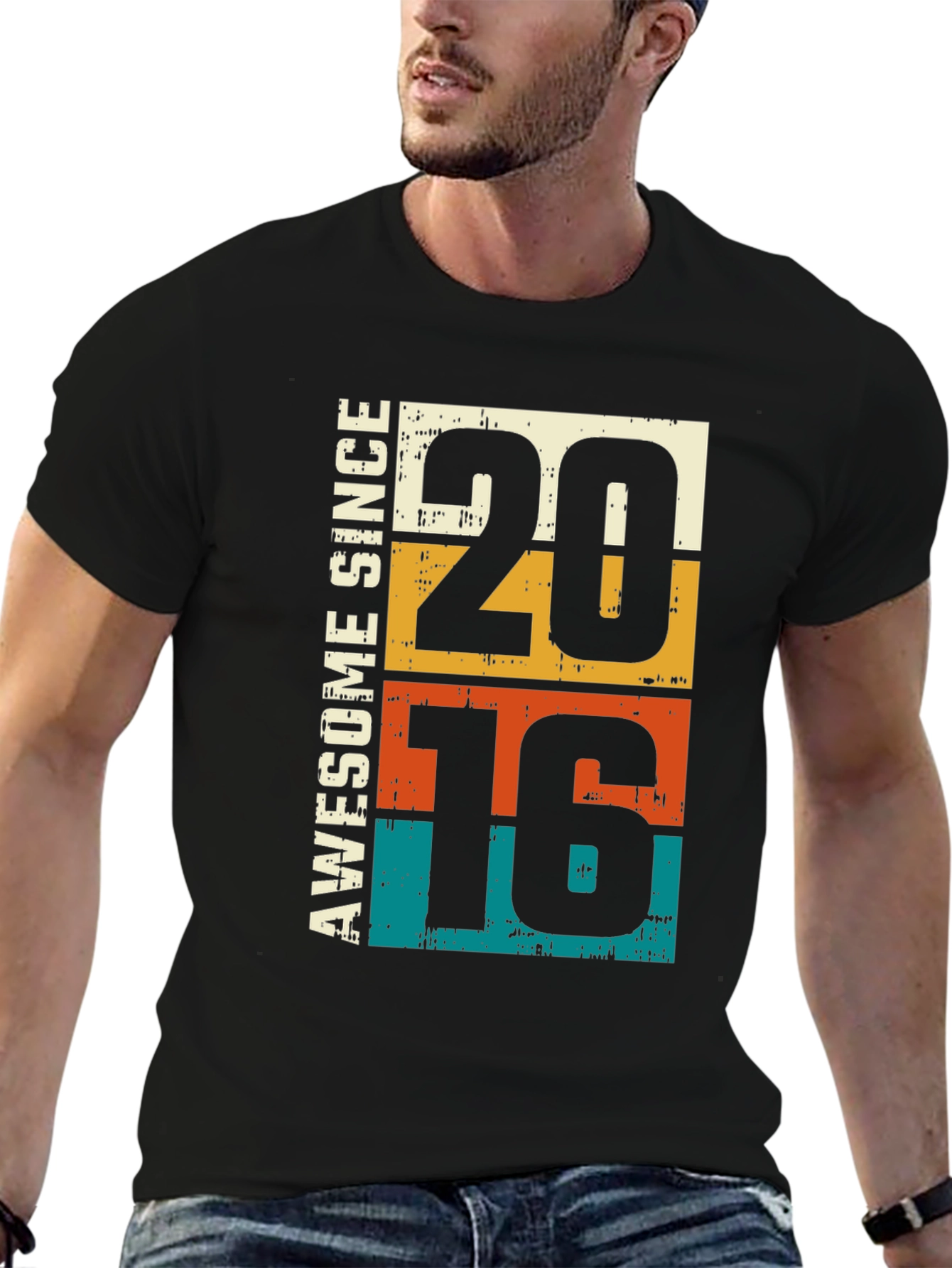 Awesome Since 2016 Graphic T-Shirt
