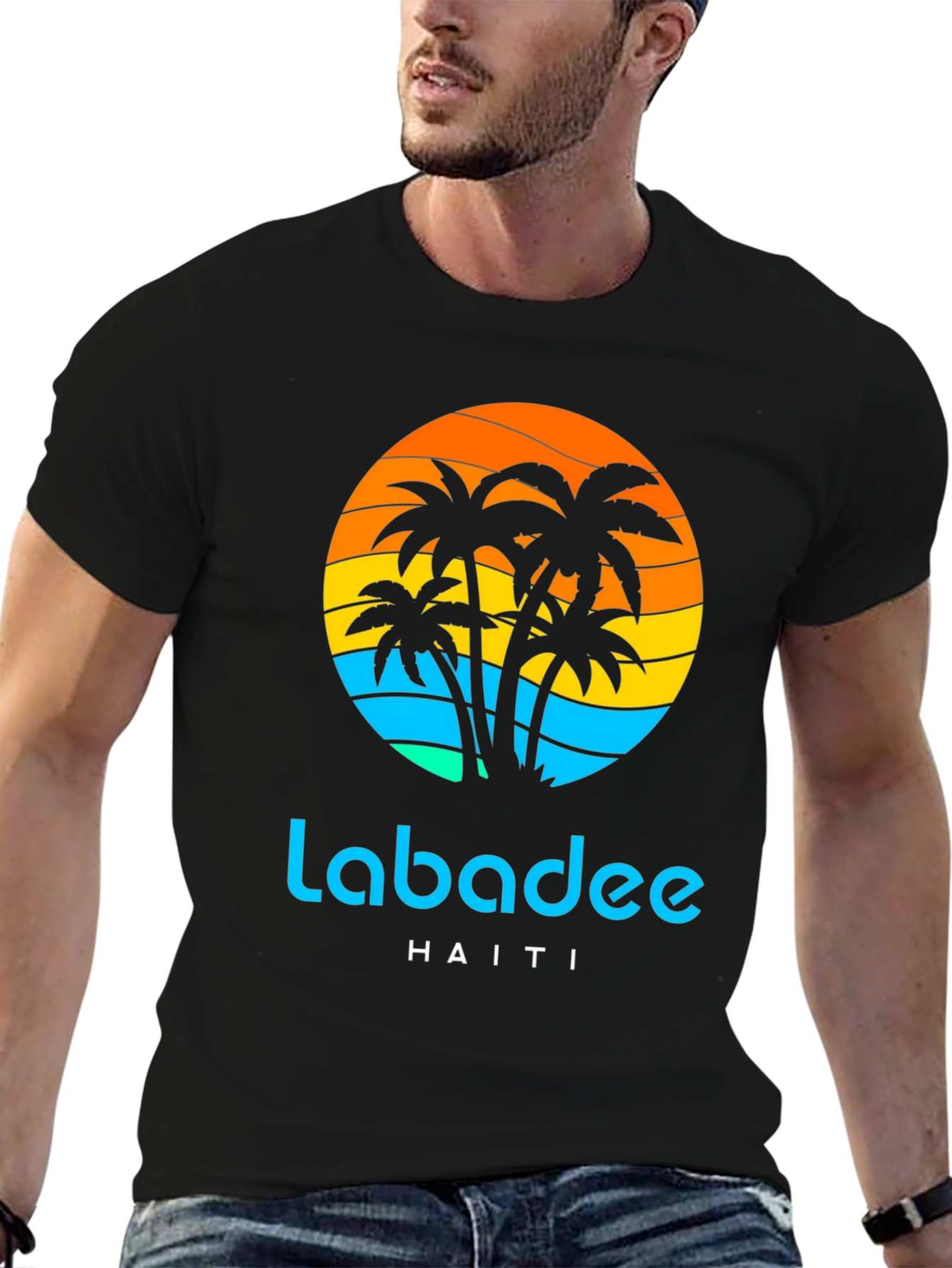 Labadee Haiti Palm Tree Graphic T-Shirt