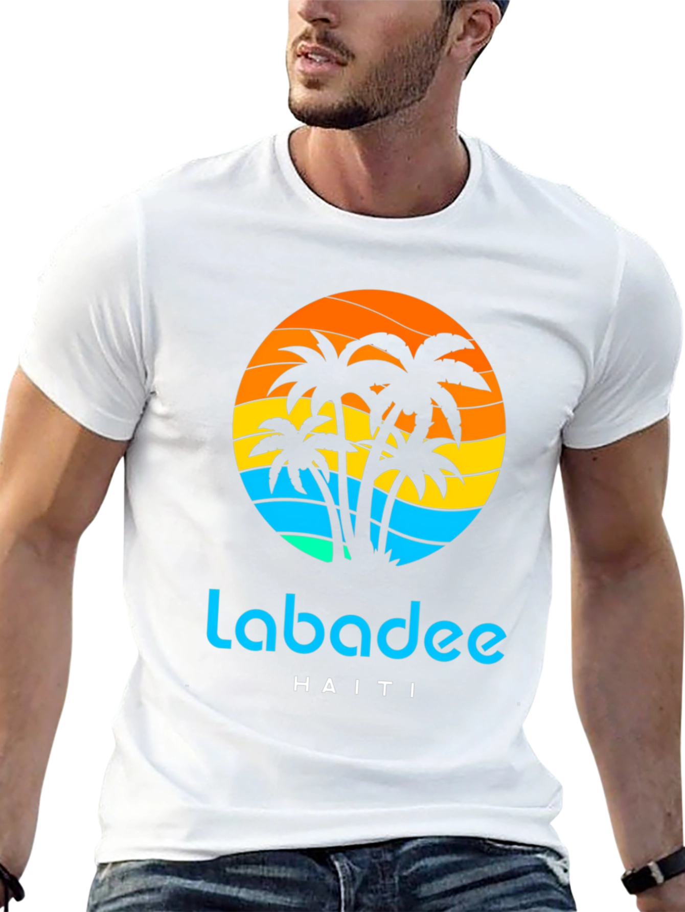 Labadee Haiti Palm Tree Graphic T-Shirt