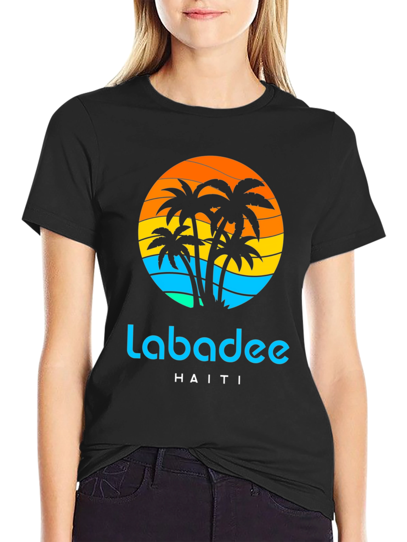 Labadee Haiti Palm Tree Graphic T-Shirt