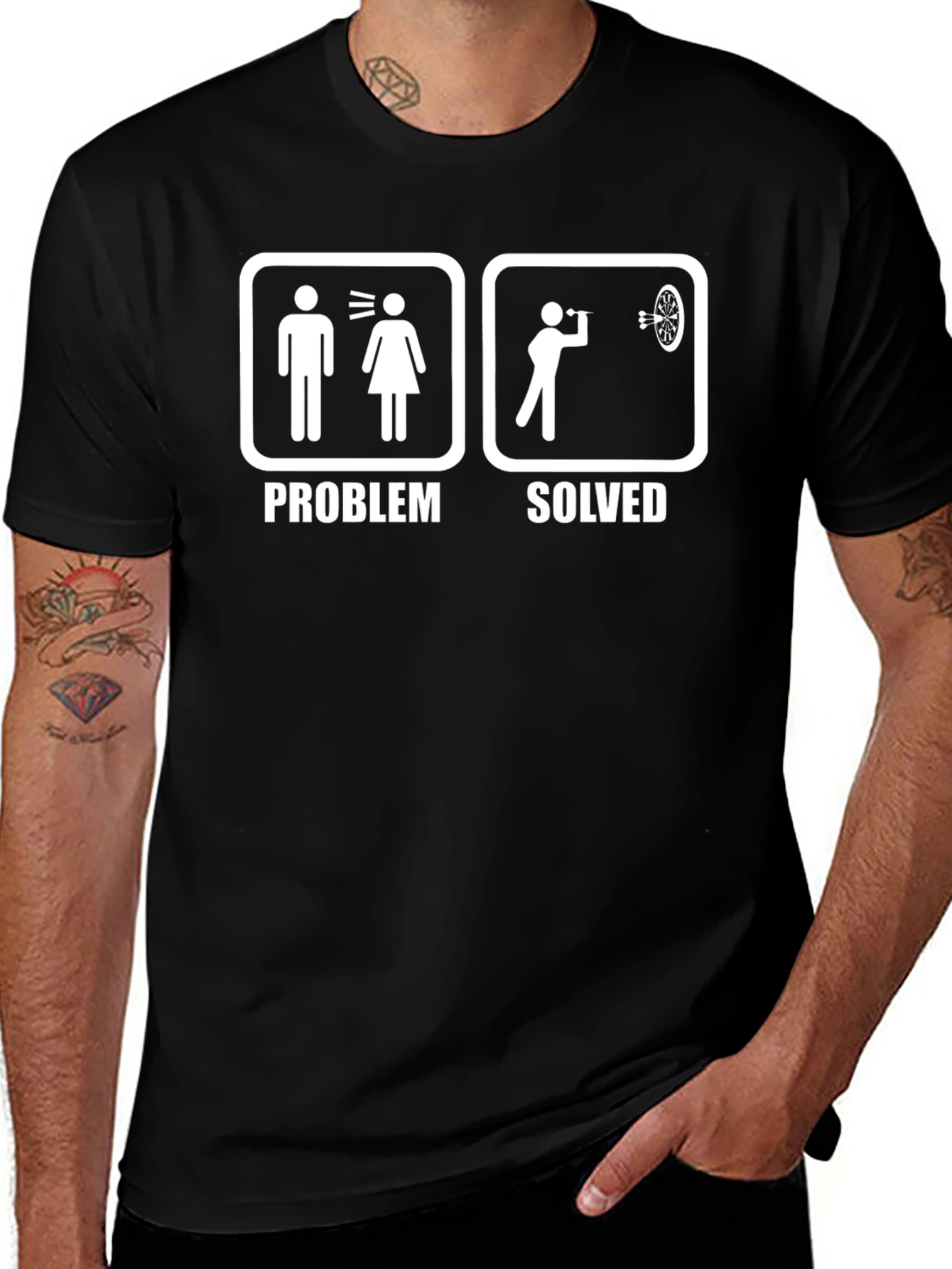 Problem Solved Dart T-Shirt
