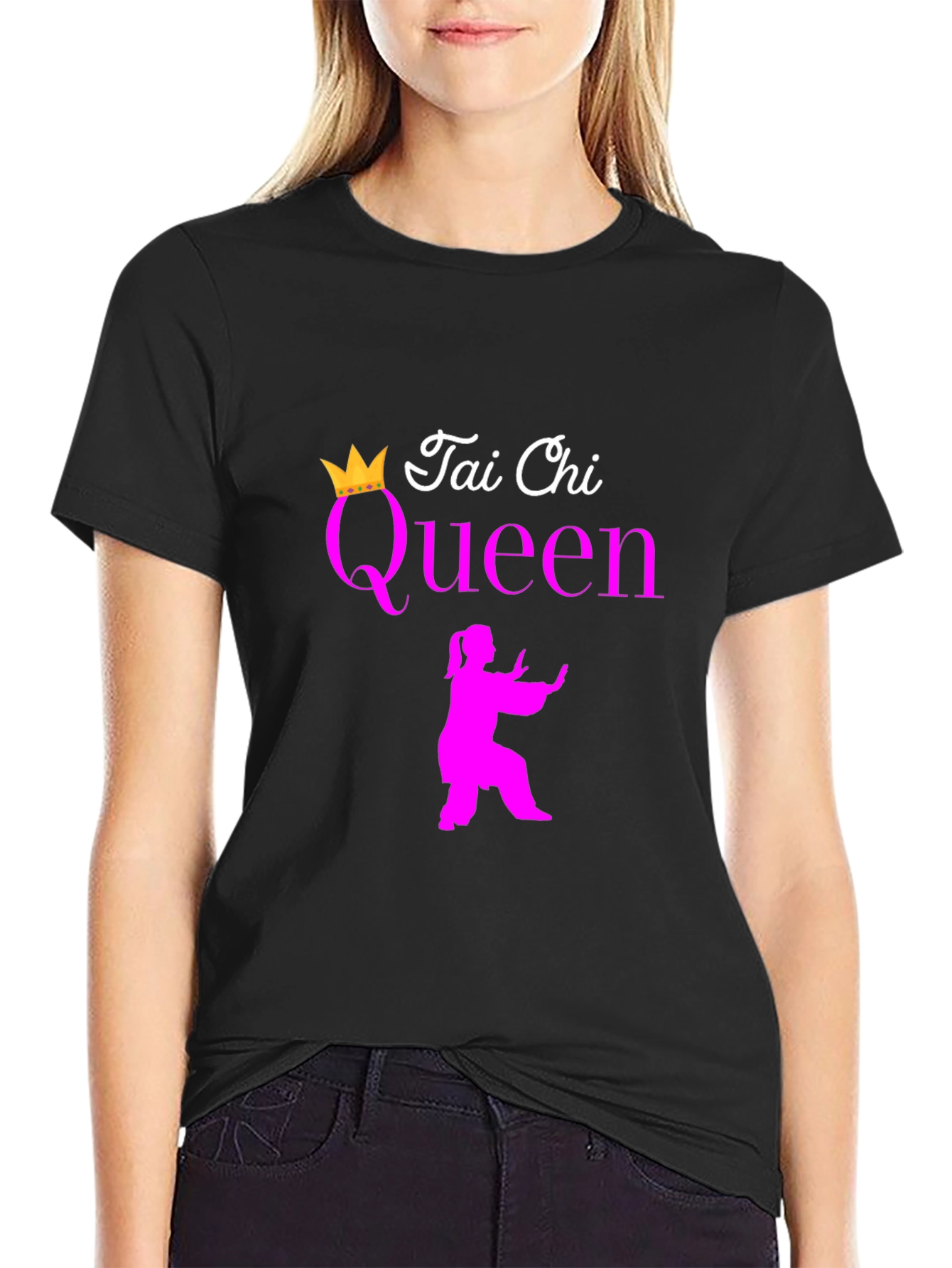 Tai Chi Queen Black T-Shirt