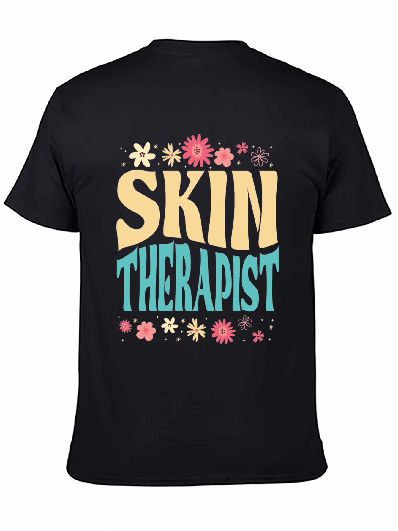 Skin Therapist Floral Graphic Tee