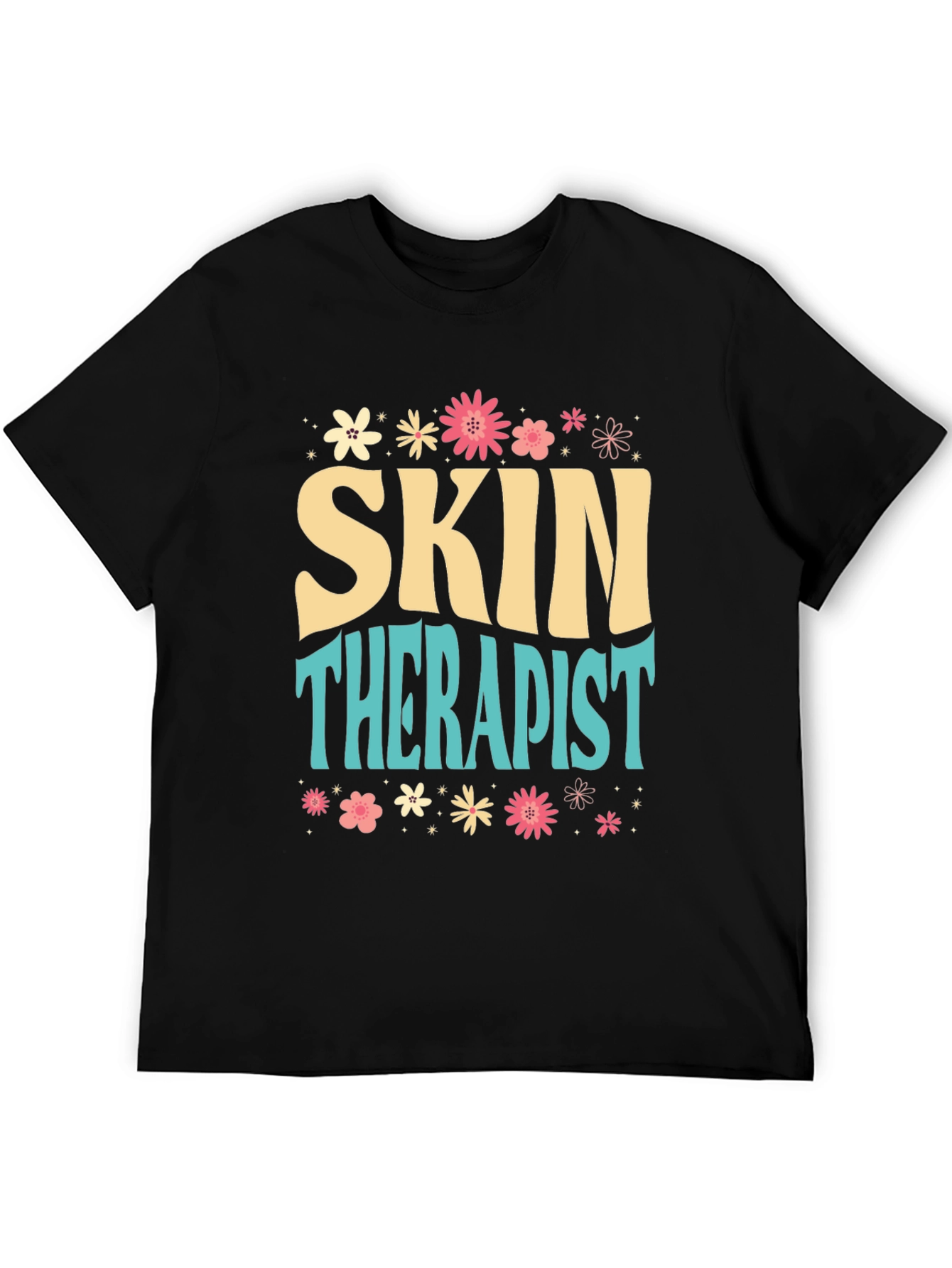 Skin Therapist Floral Graphic Tee
