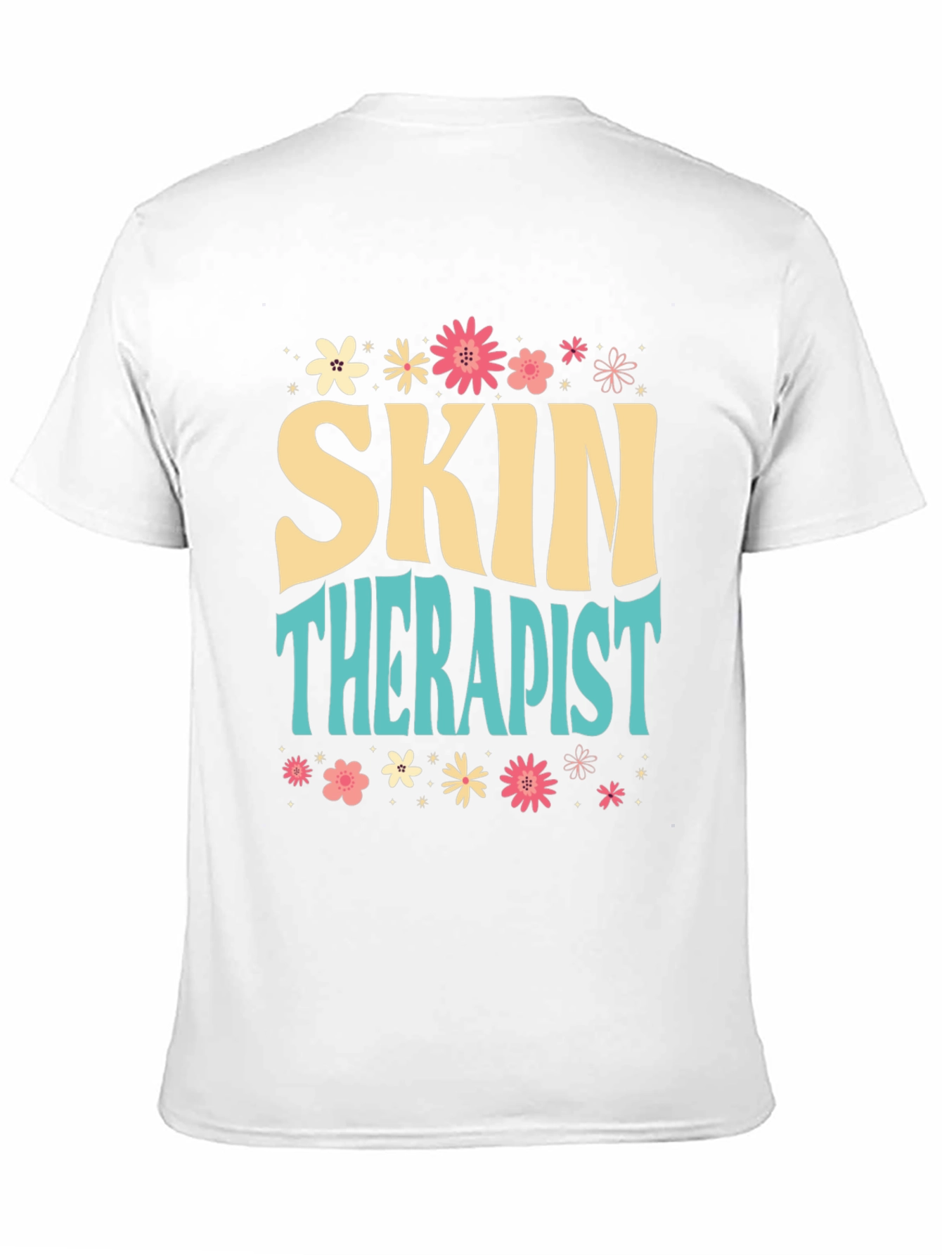 Skin Therapist Floral Graphic Tee