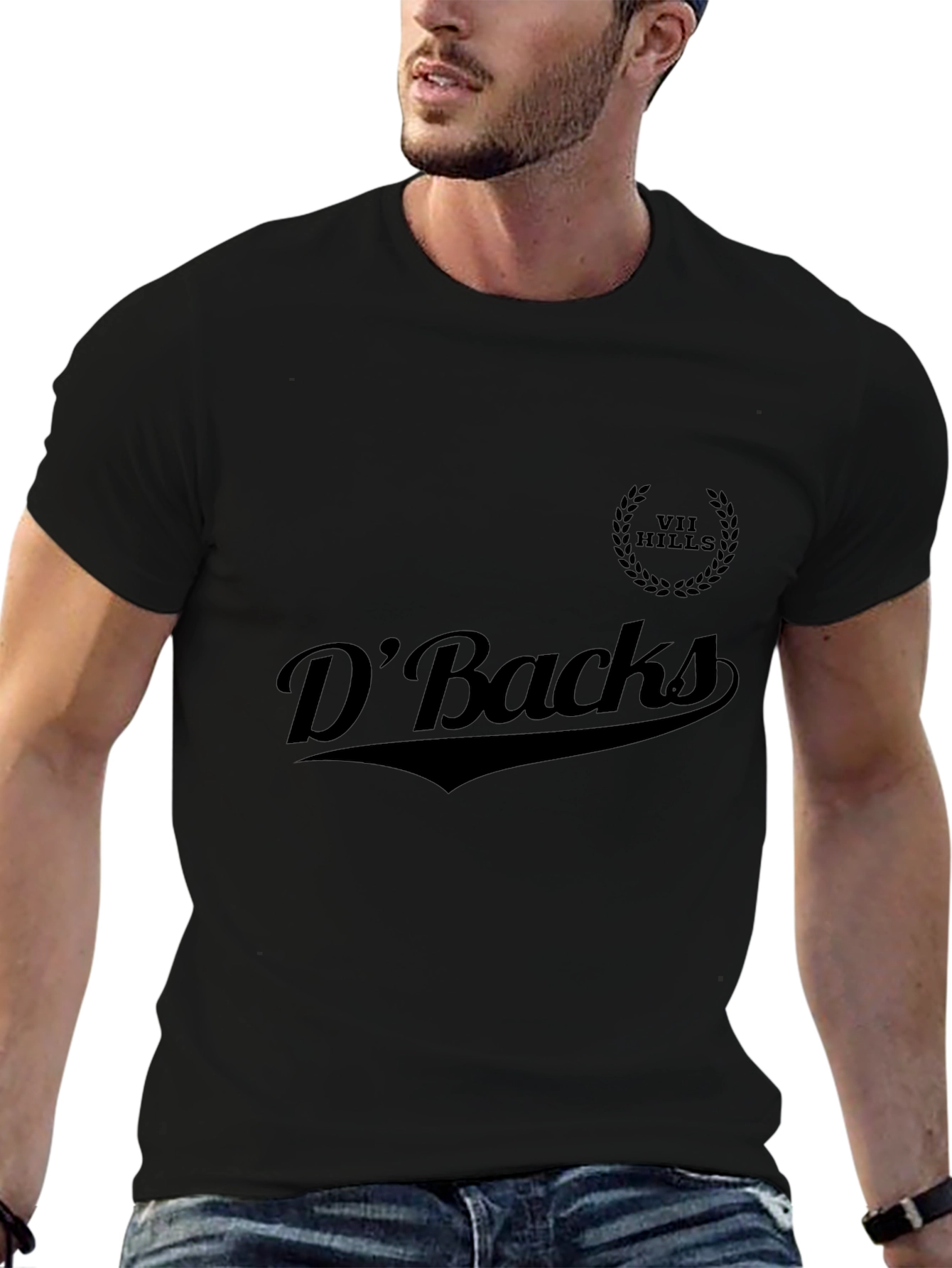 DBacks Black Graphic Tee