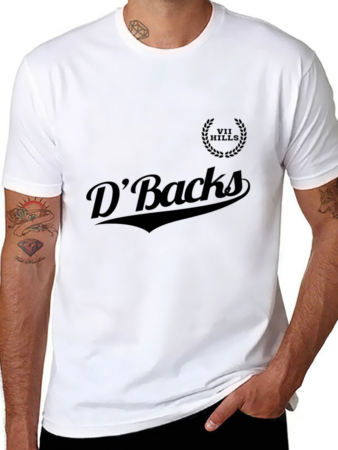 DBacks Black Graphic Tee