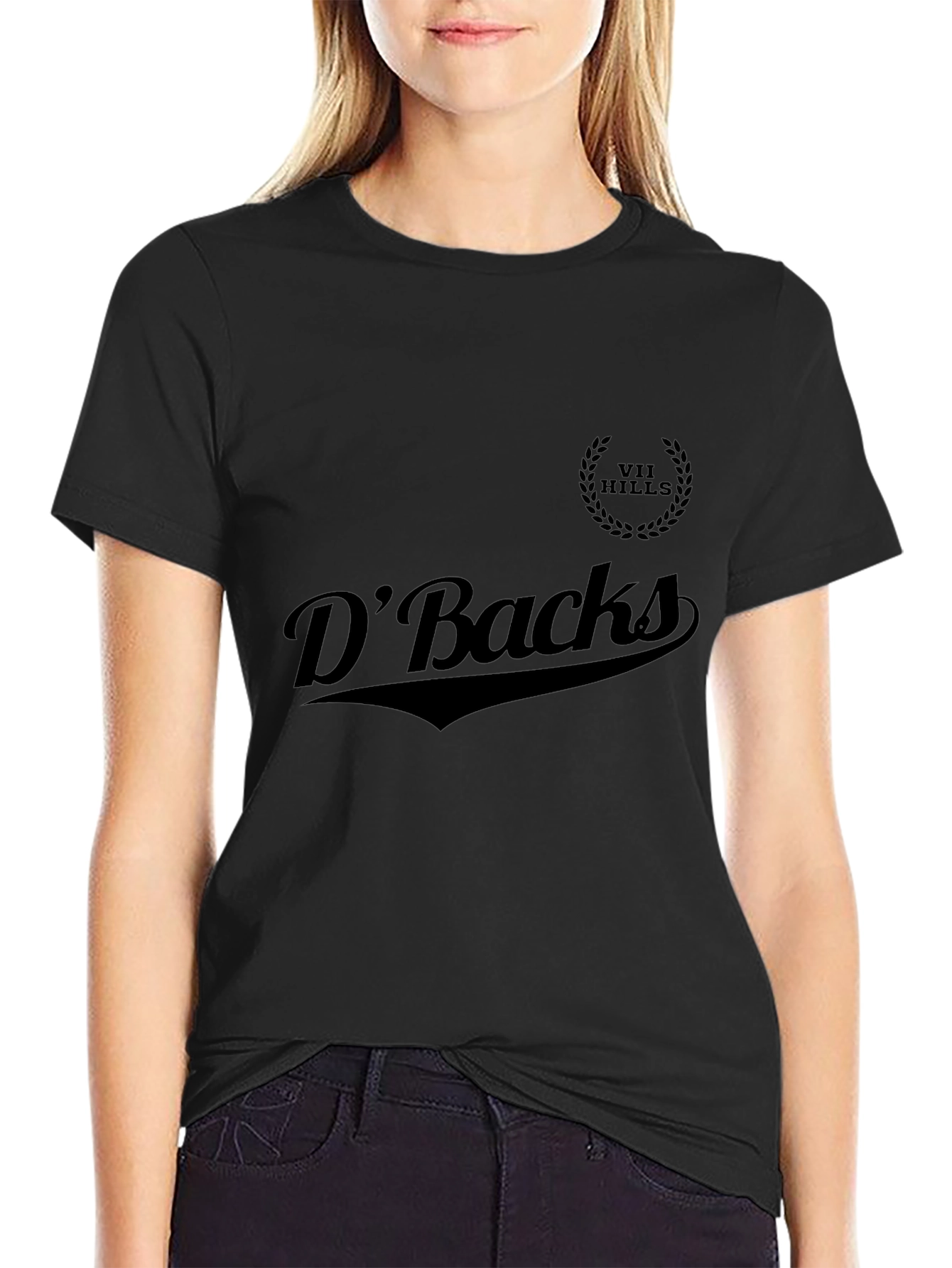 DBacks Black Graphic Tee