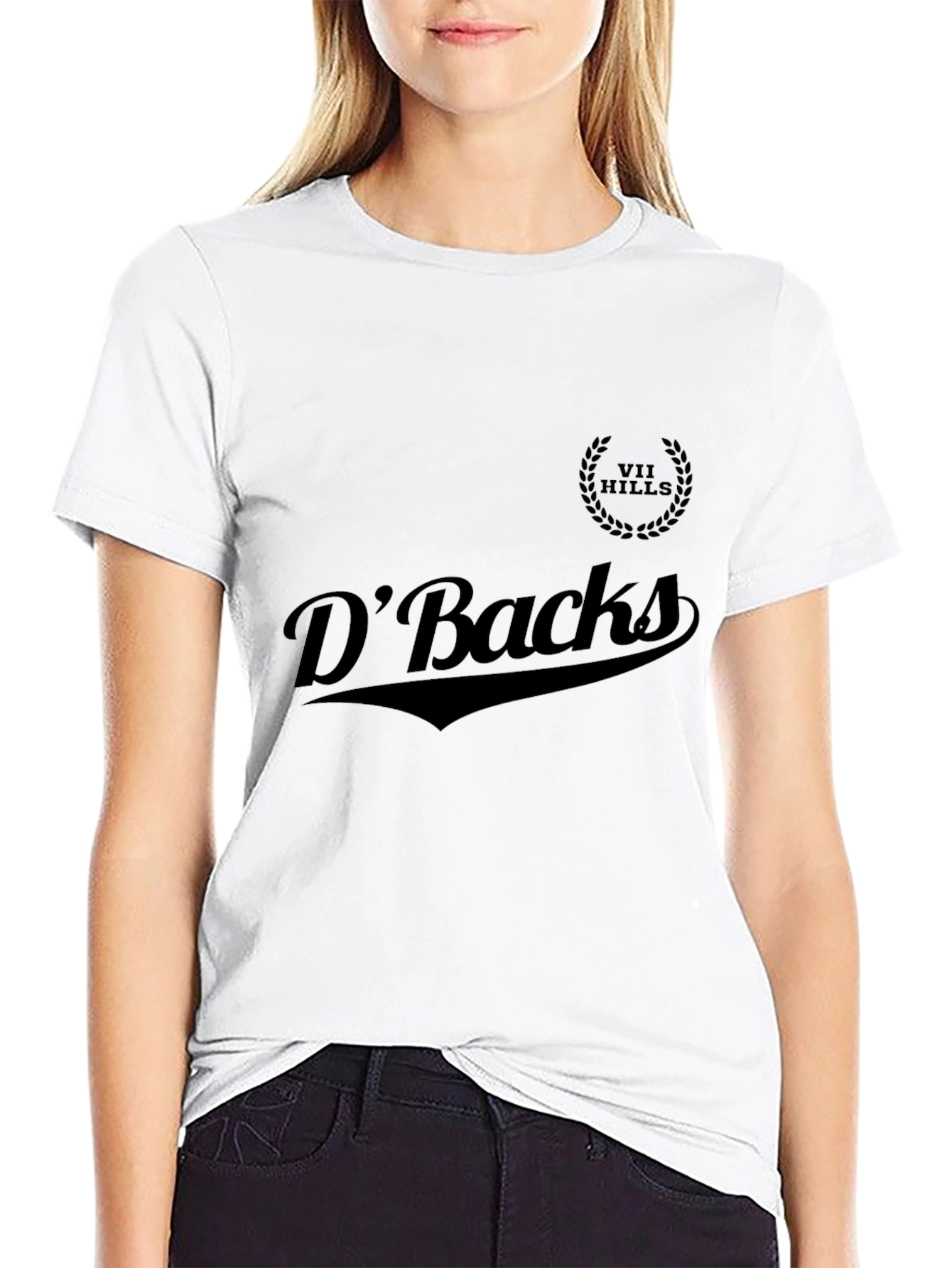 DBacks Black Graphic Tee