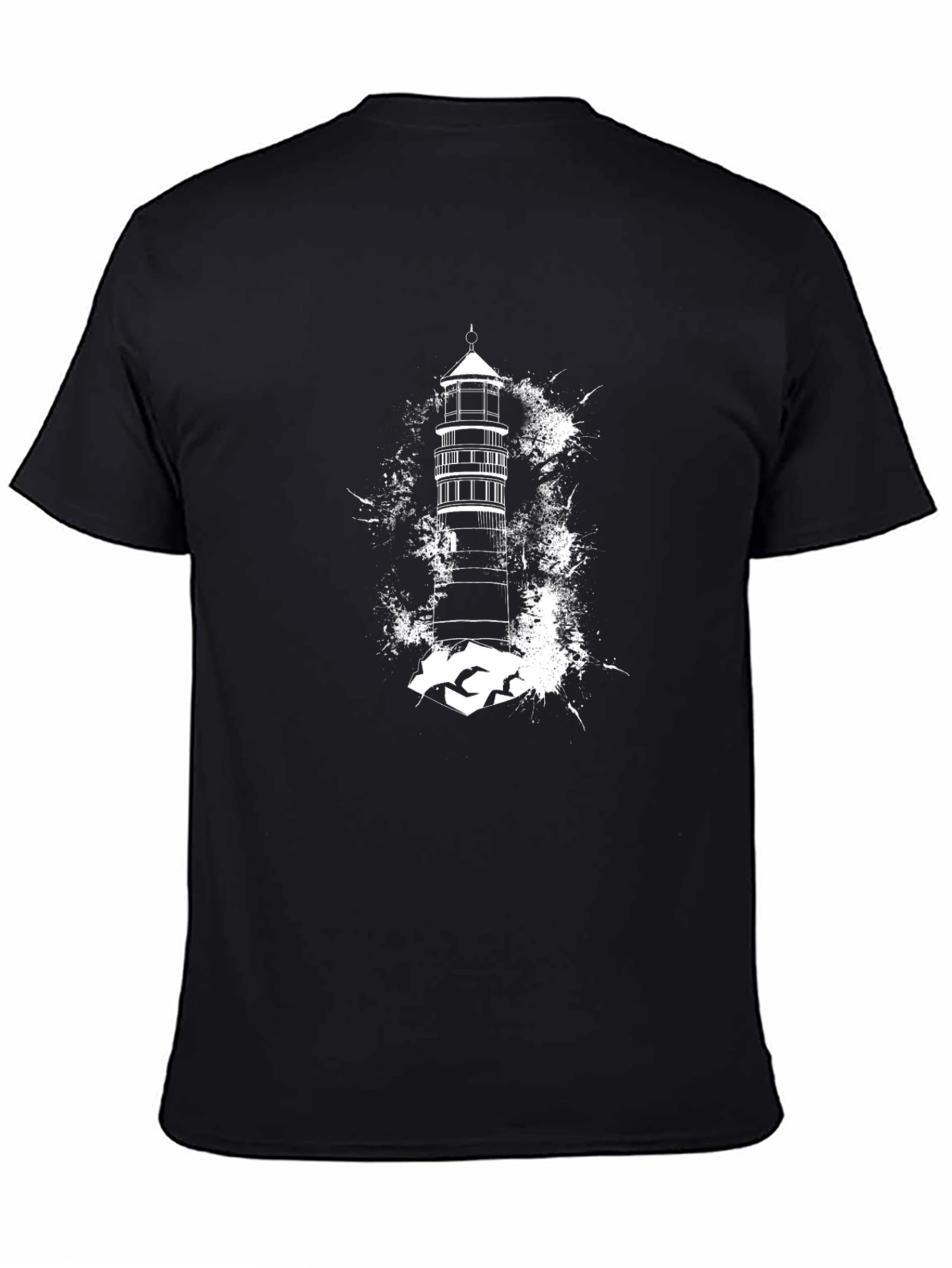 Lighthouse Graphic Tee - Coastal Style Shirt