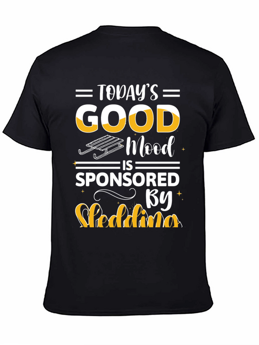Todays Good Mood Sledding Graphic Tee