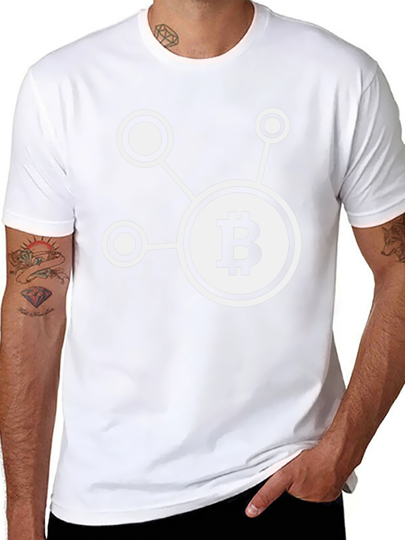 Bitcoin Network Black T-Shirt