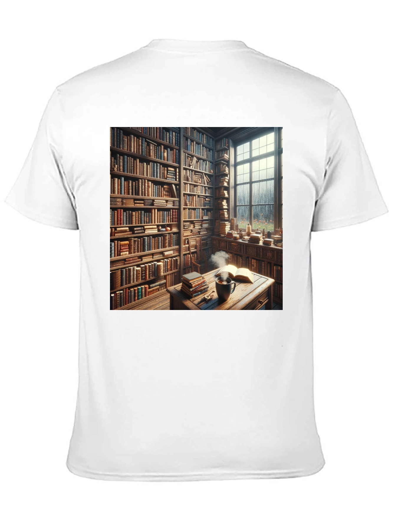 Book Lovers Cozy Library T-Shirt
