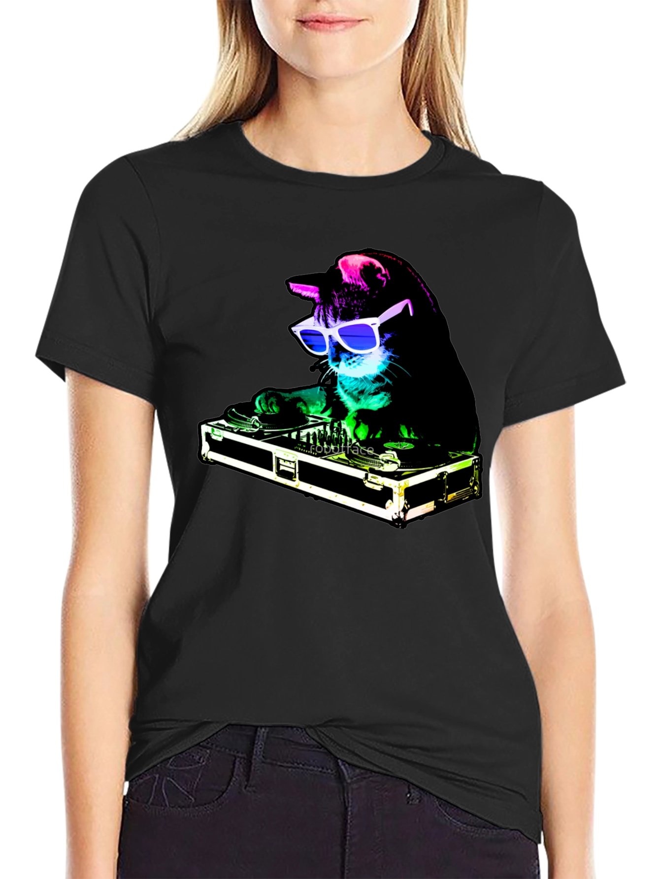 DJ Cat T-Shirt - Cool Party Animal