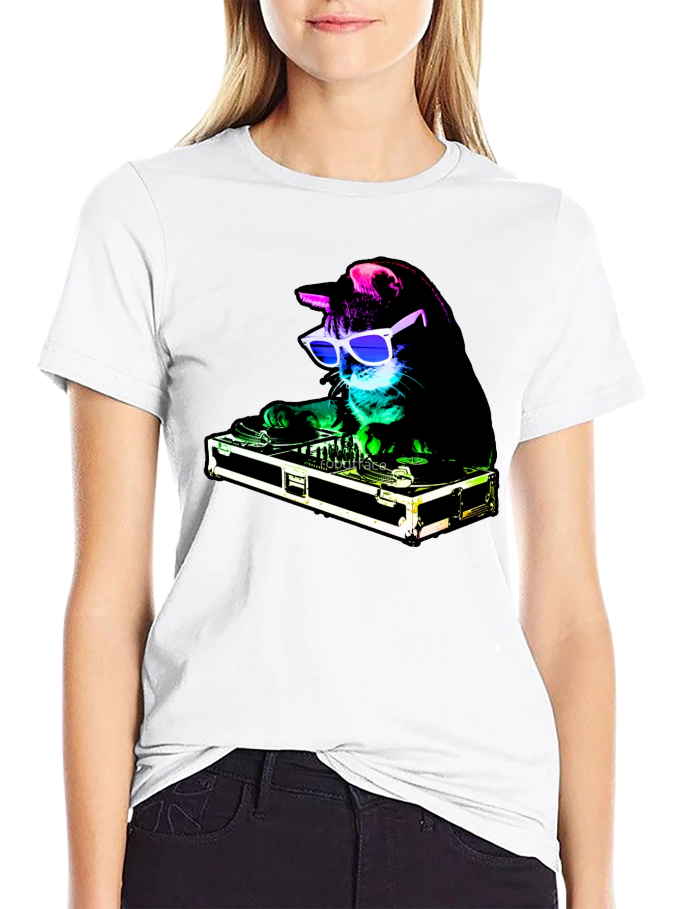 DJ Cat T-Shirt - Cool Party Animal