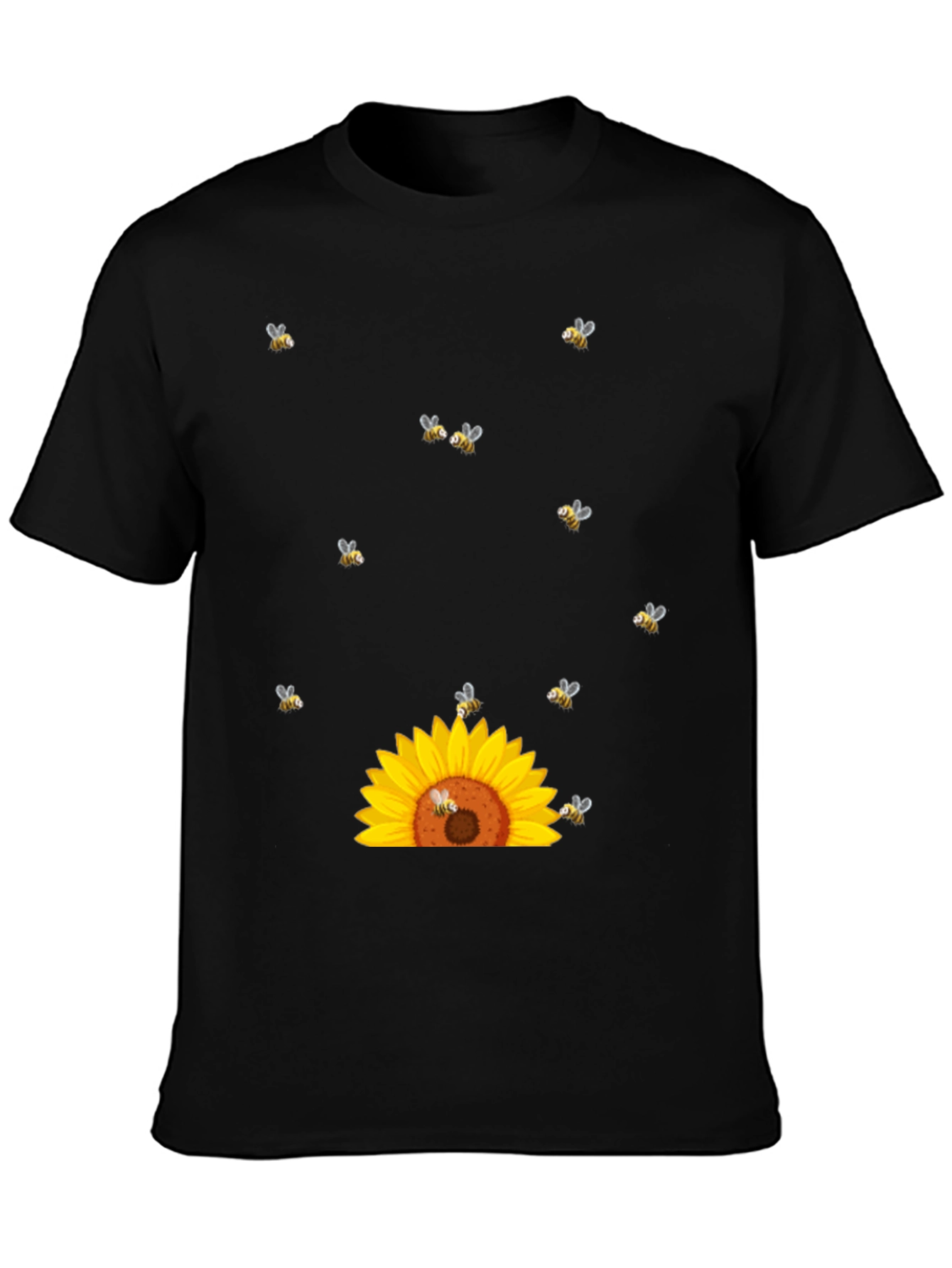 Sunflower & Bees Graphic Tee