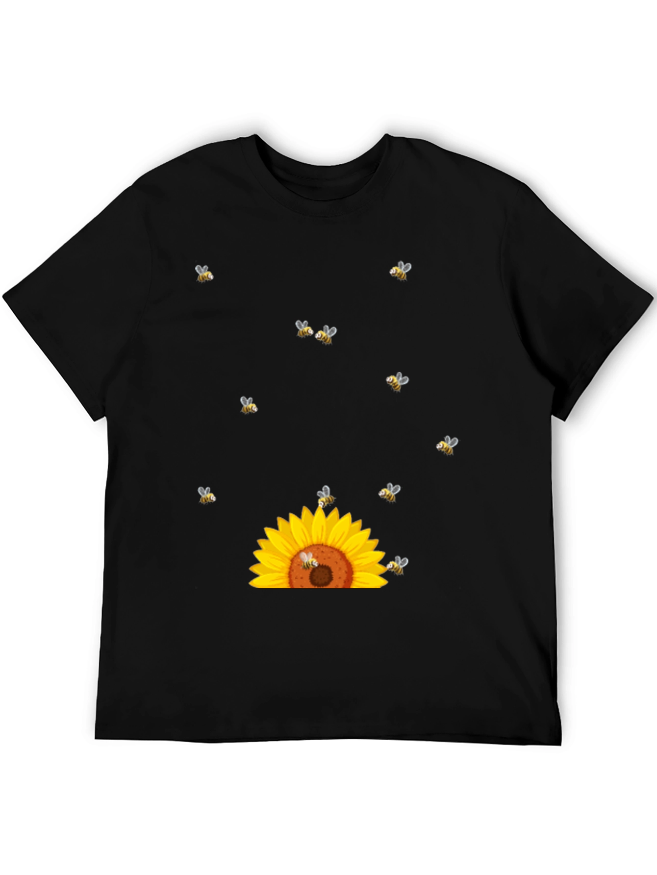 Sunflower & Bees Graphic Tee