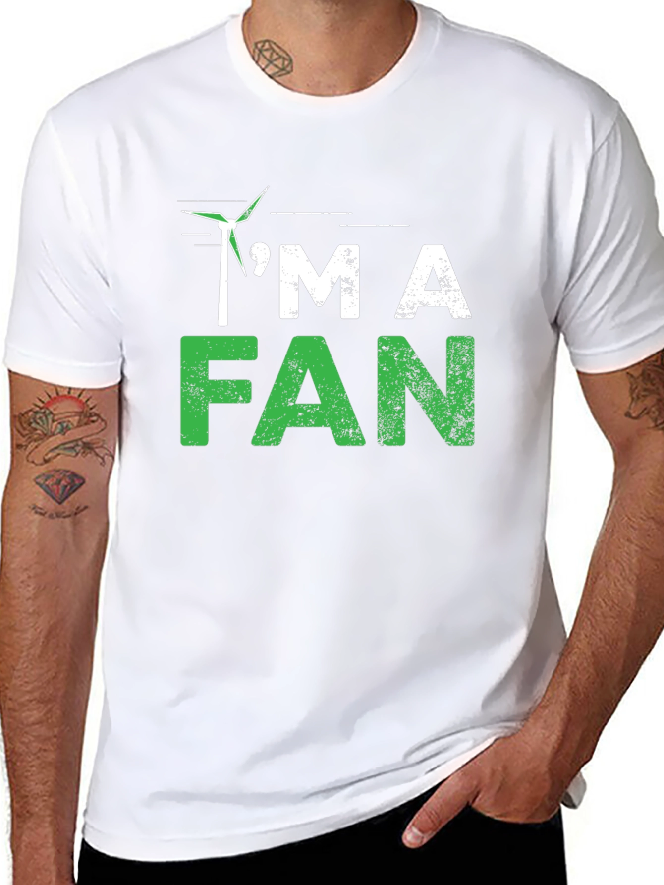 Im A Fan - Green Energy T-Shirt