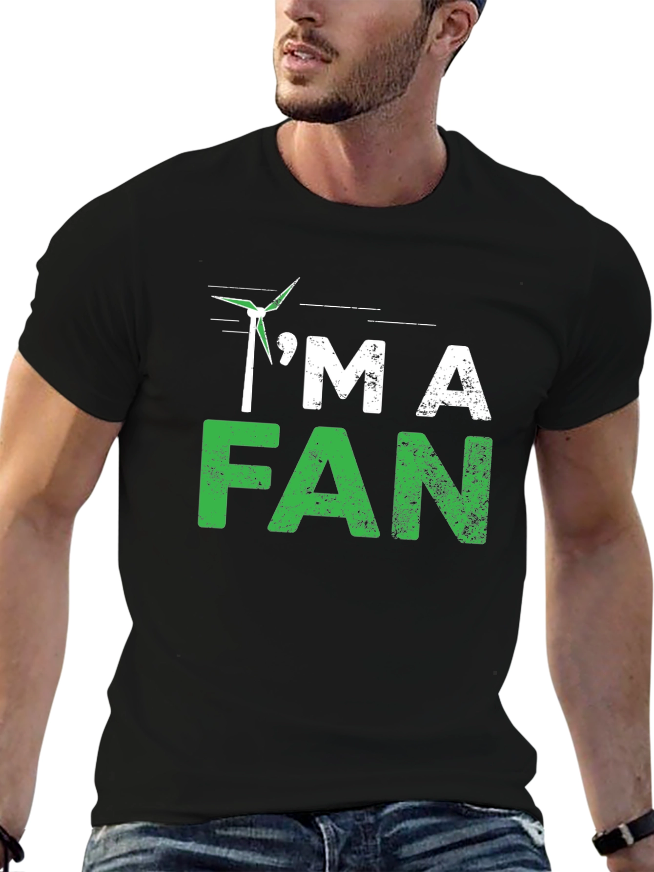 Im A Fan - Green Energy T-Shirt