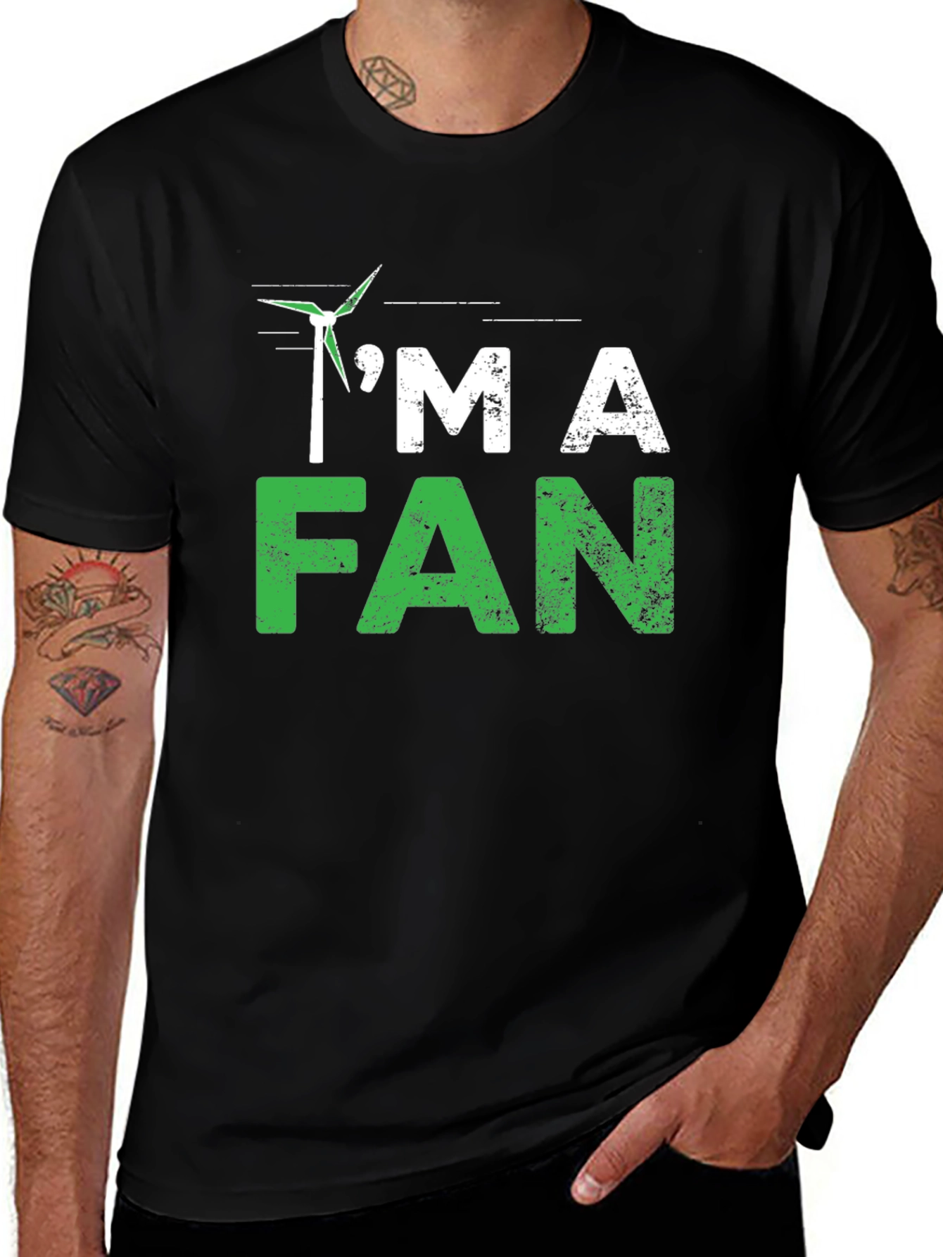 Im A Fan - Green Energy T-Shirt
