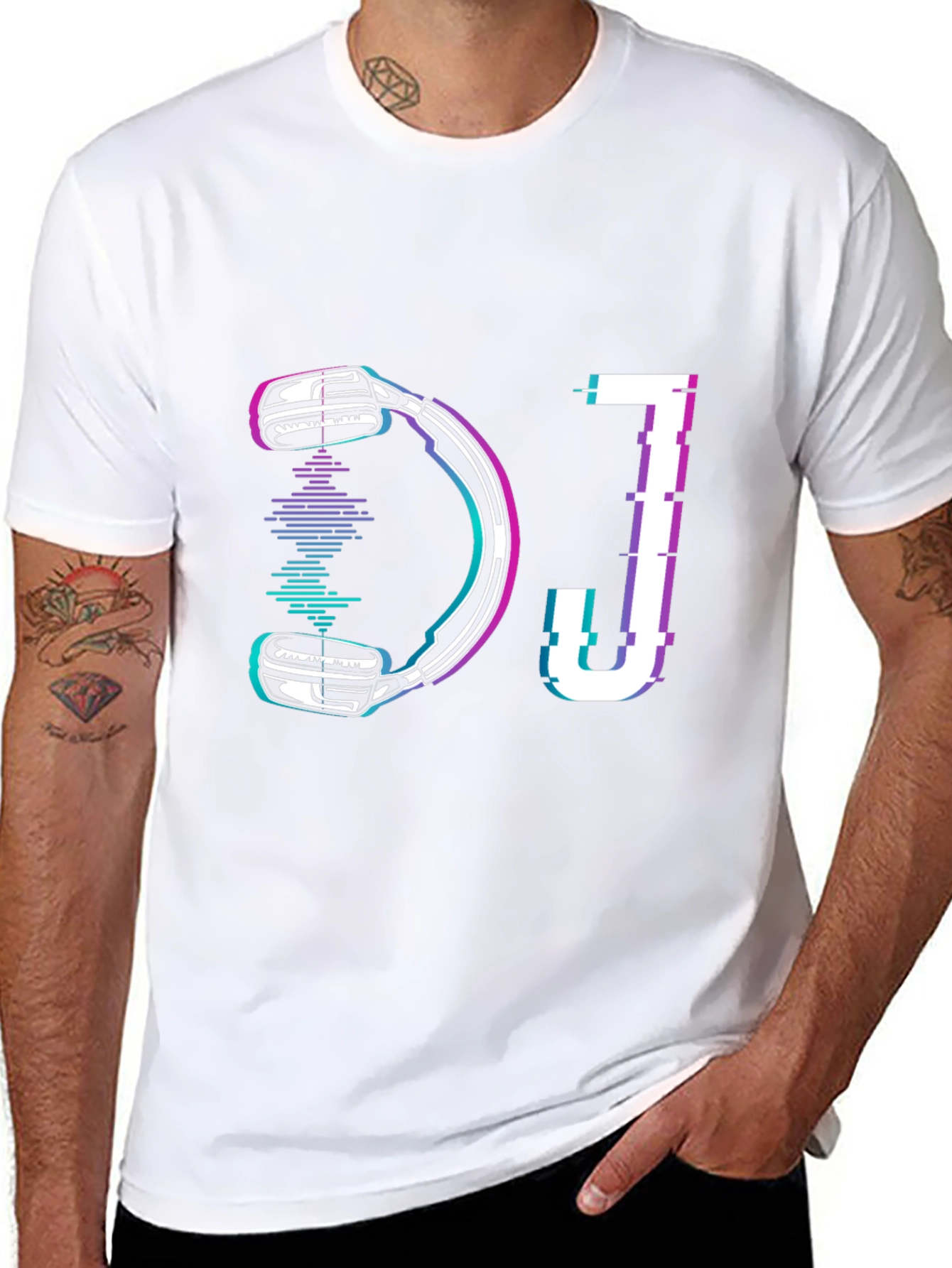 DJ Headphones Graphic T-Shirt - Music Lovers Tee