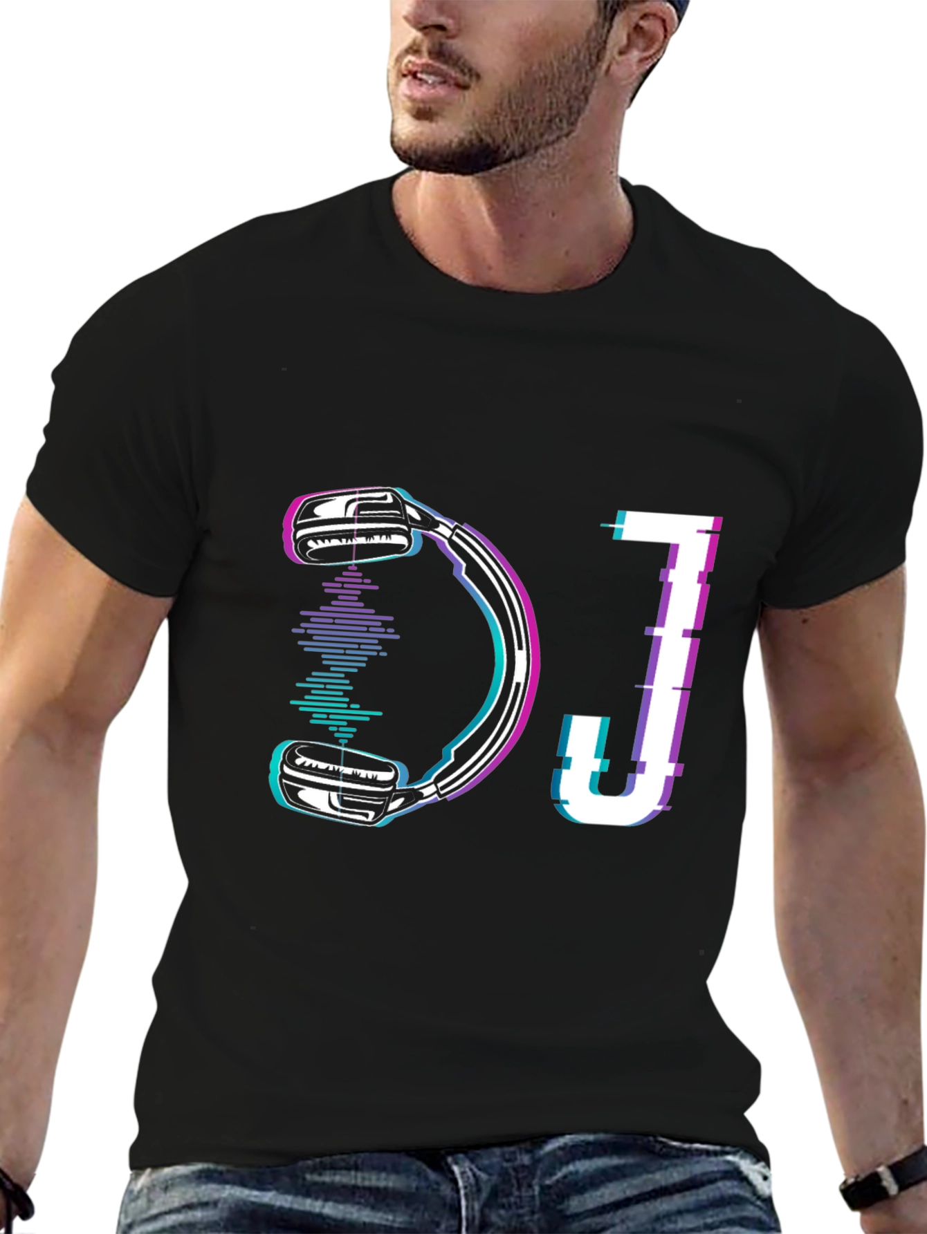 DJ Headphones Graphic T-Shirt - Music Lovers Tee